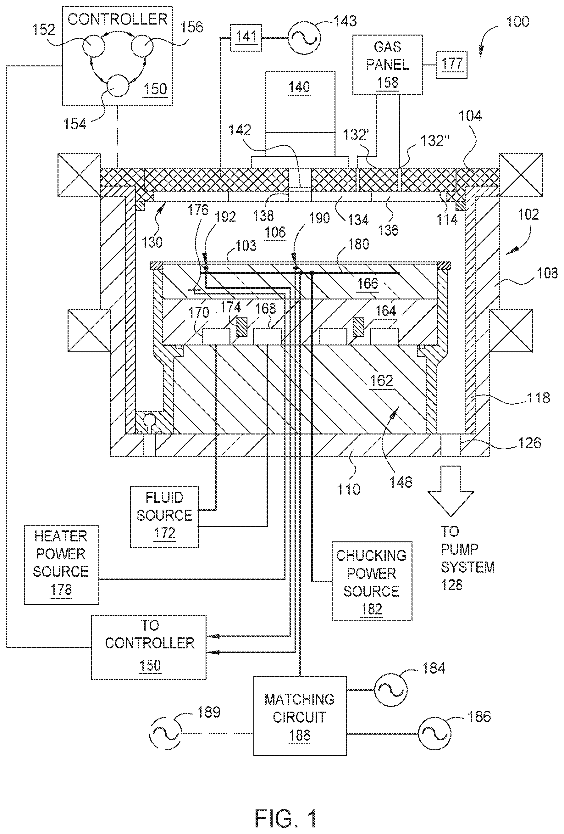 Patent US11776811 — Selective deposition of carbon on photoresist layer for lithography applications — Figure 1