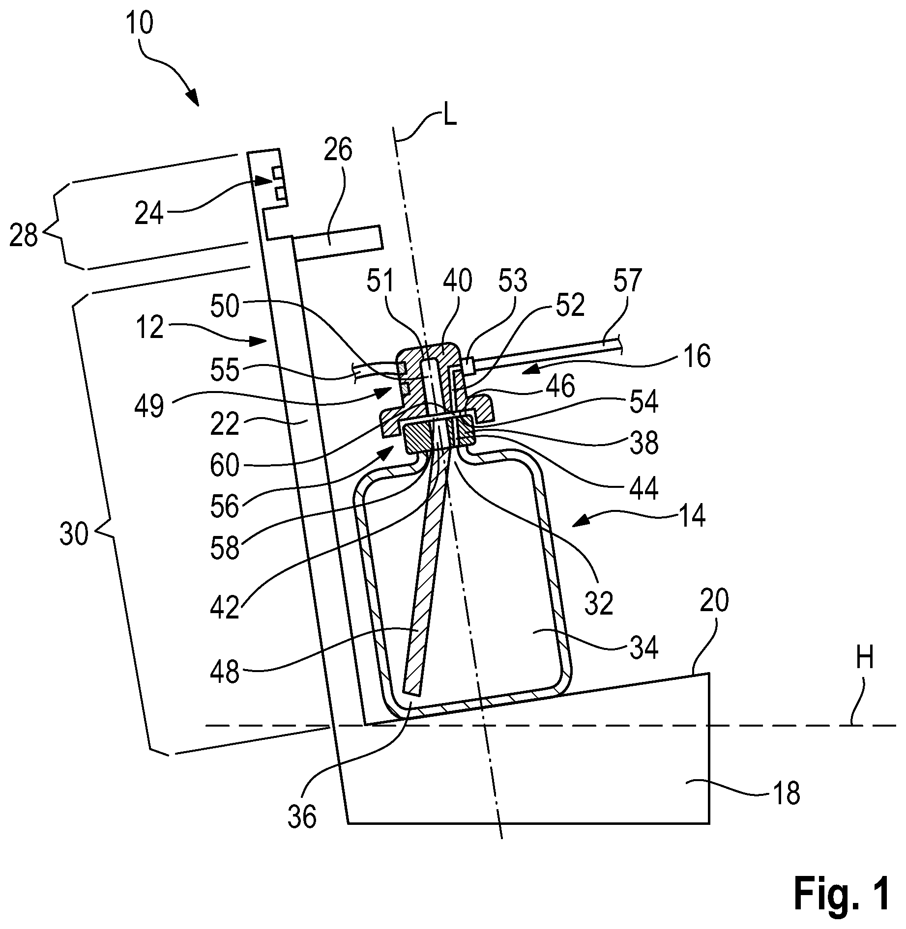 Patent US11776827 — Adapter, connection device and supply system — Figure 1