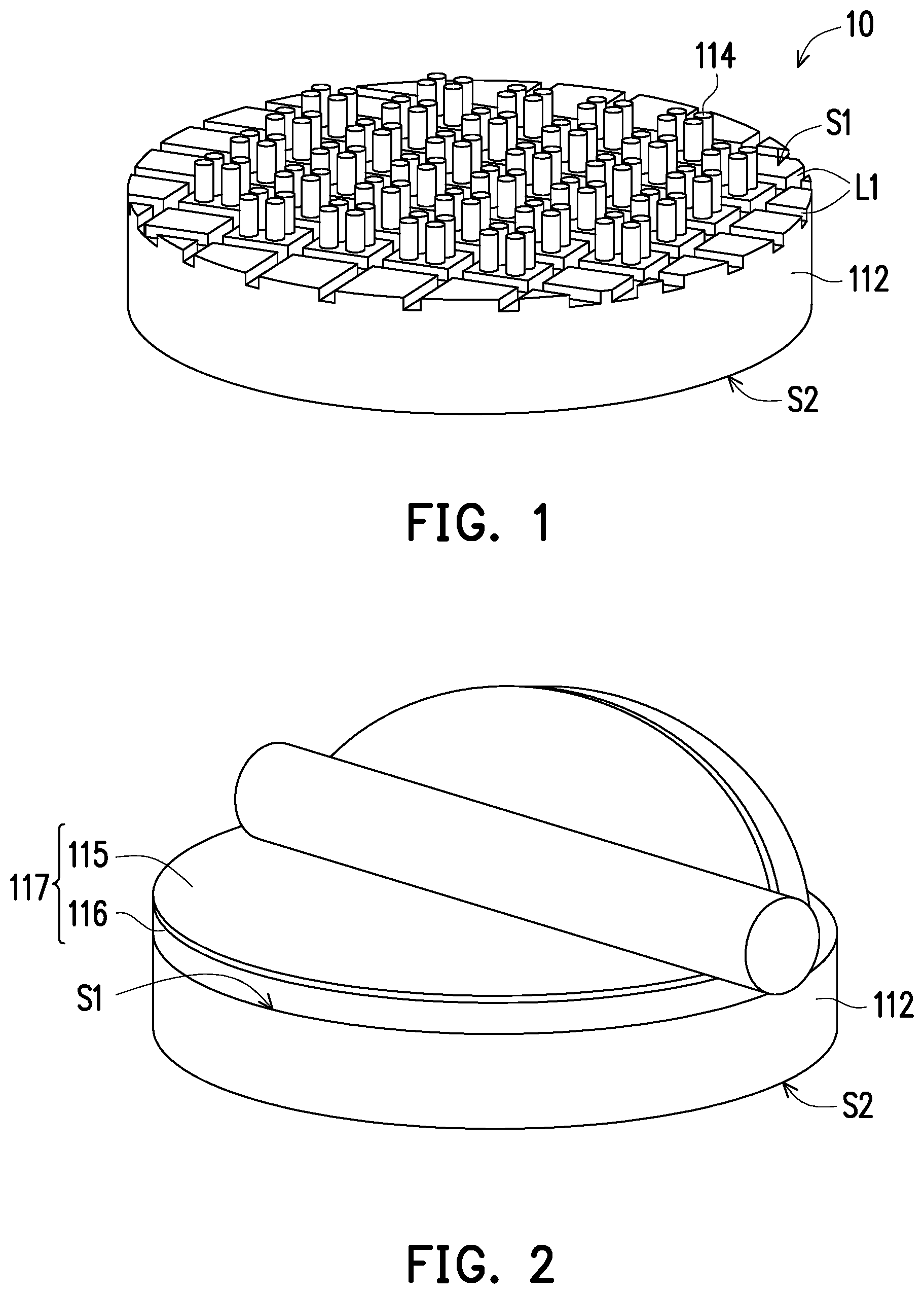 Patent US11776838 Figure 1 – Semiconductor package and manufacturing method thereof