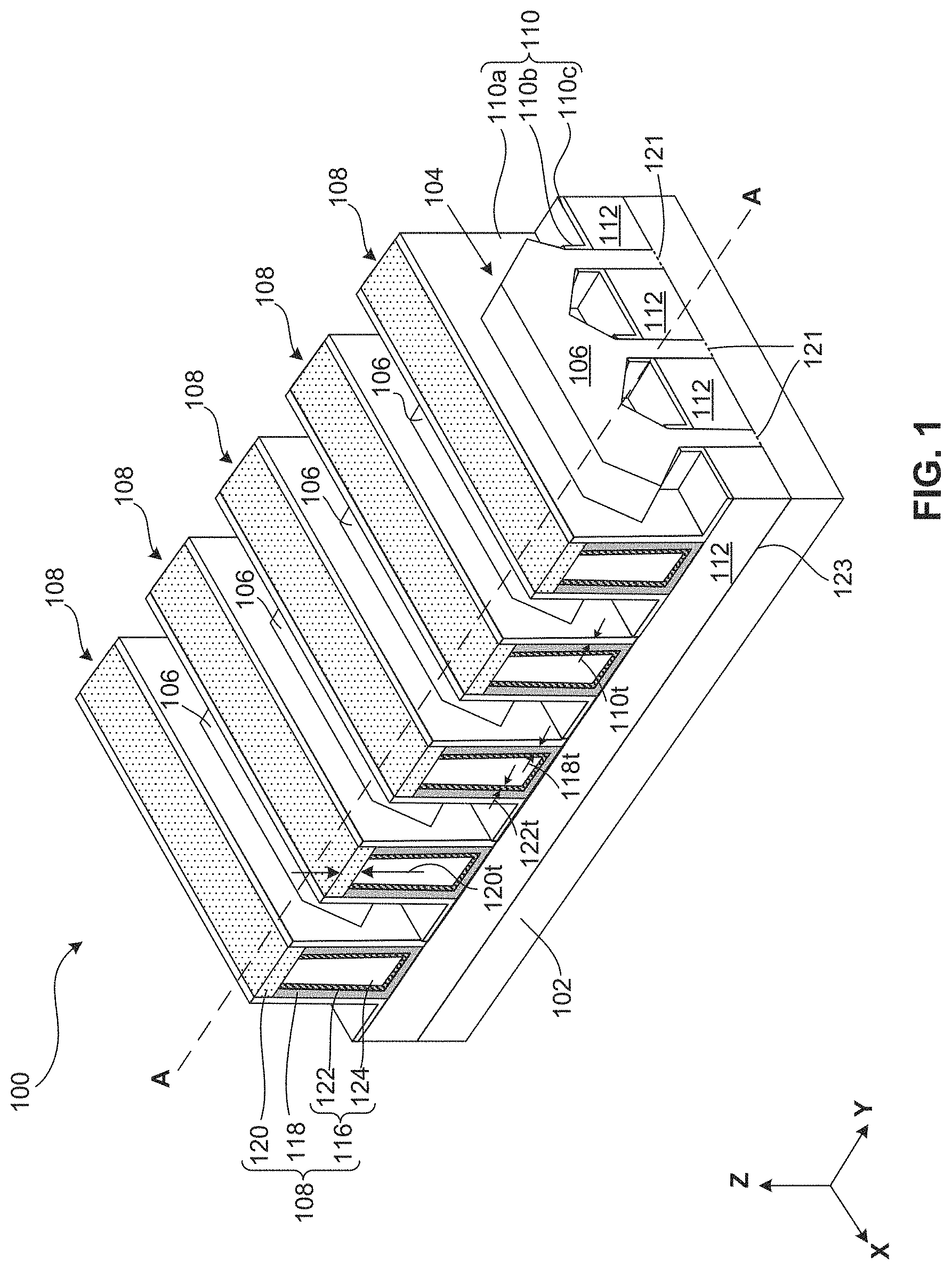 Patent US11776847 — Contact structure for semiconductor device — Figure 1