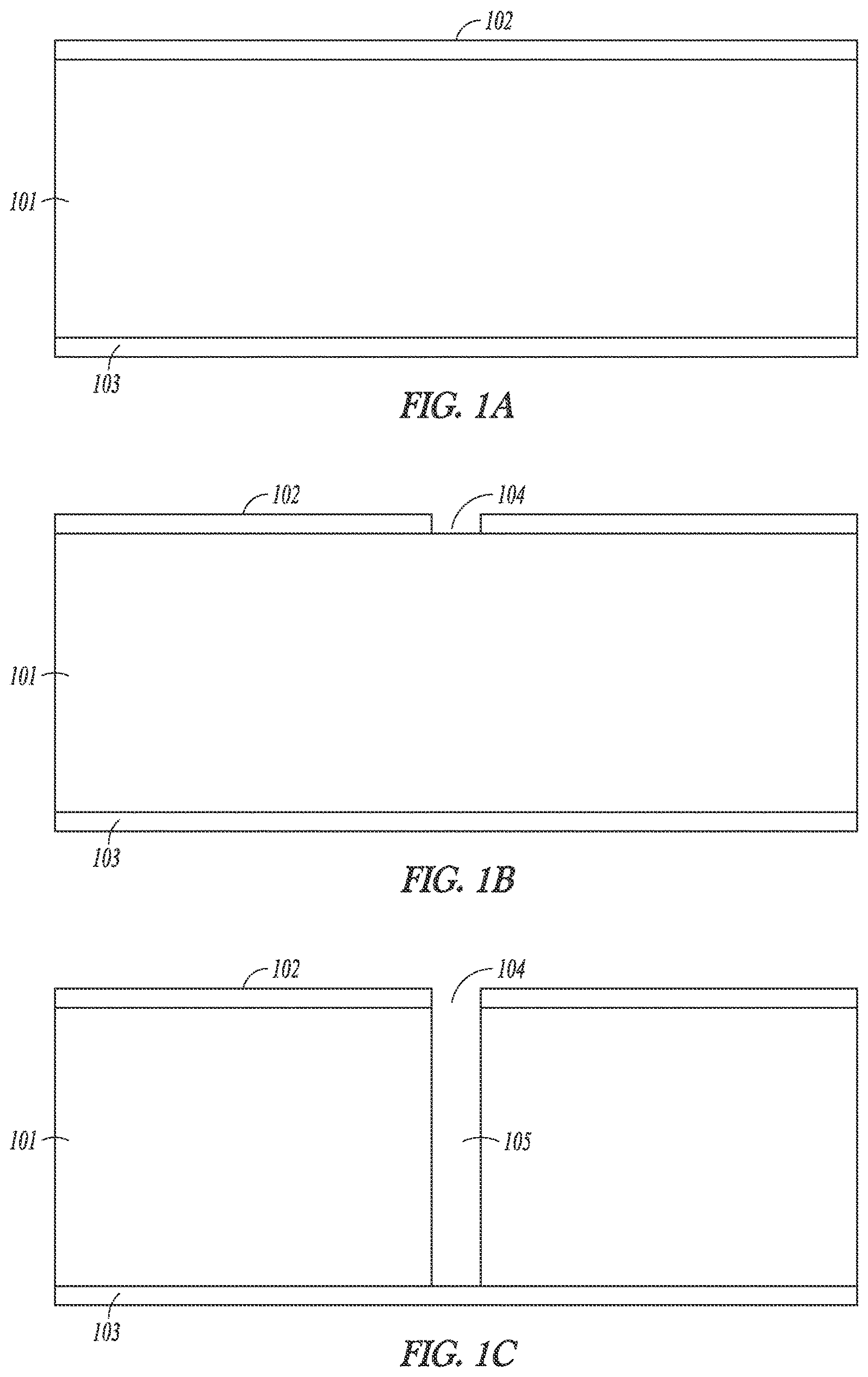 Patent US11776849 — Through silicon via fabrication — Figure 1