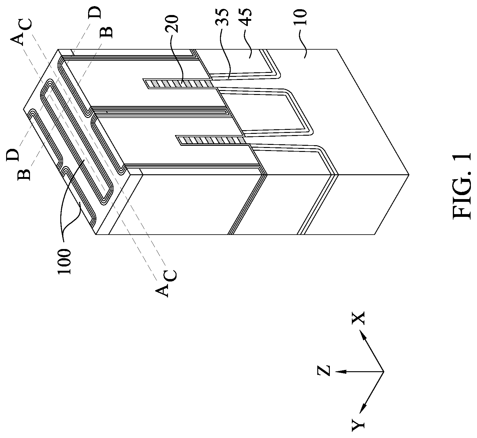Patent US11776852 — Method of manufacturing a semiconductor device and a semiconductor device — Figure 1