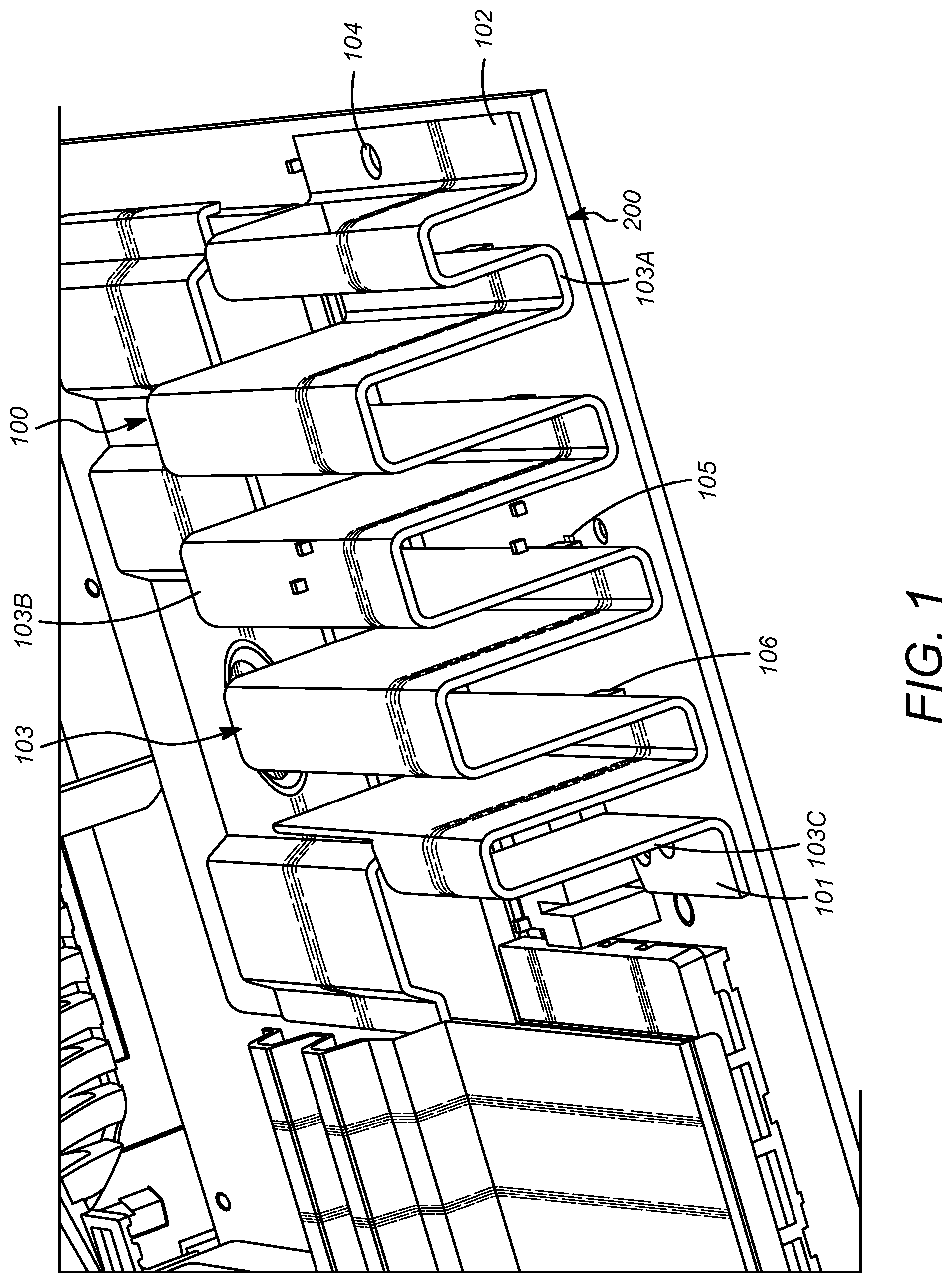 Patent US11776872 — Accordion heat sink — Figure 1