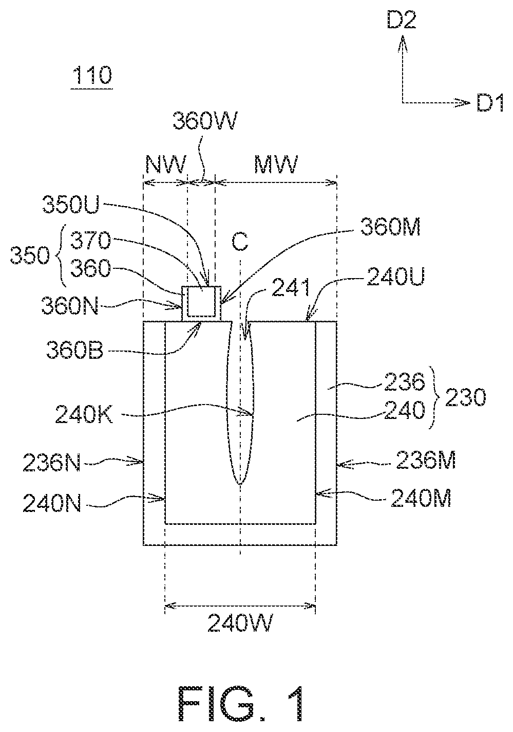 Patent US11776873 — Semiconductor structure and manufacturing method for the same — Figure 1