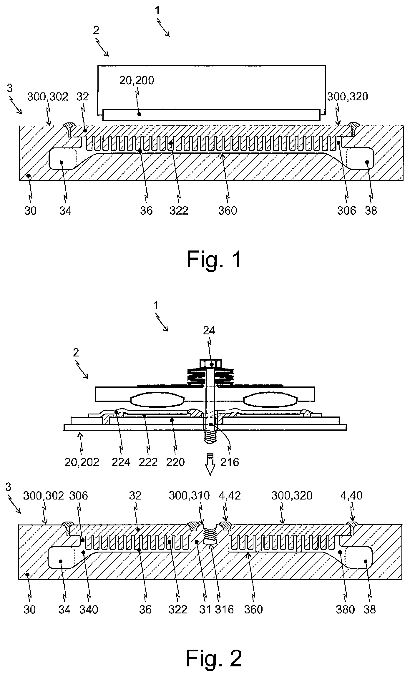 Patent US11776878 — Power electronics system with a switching device and a liquid cooling device — Figure 1