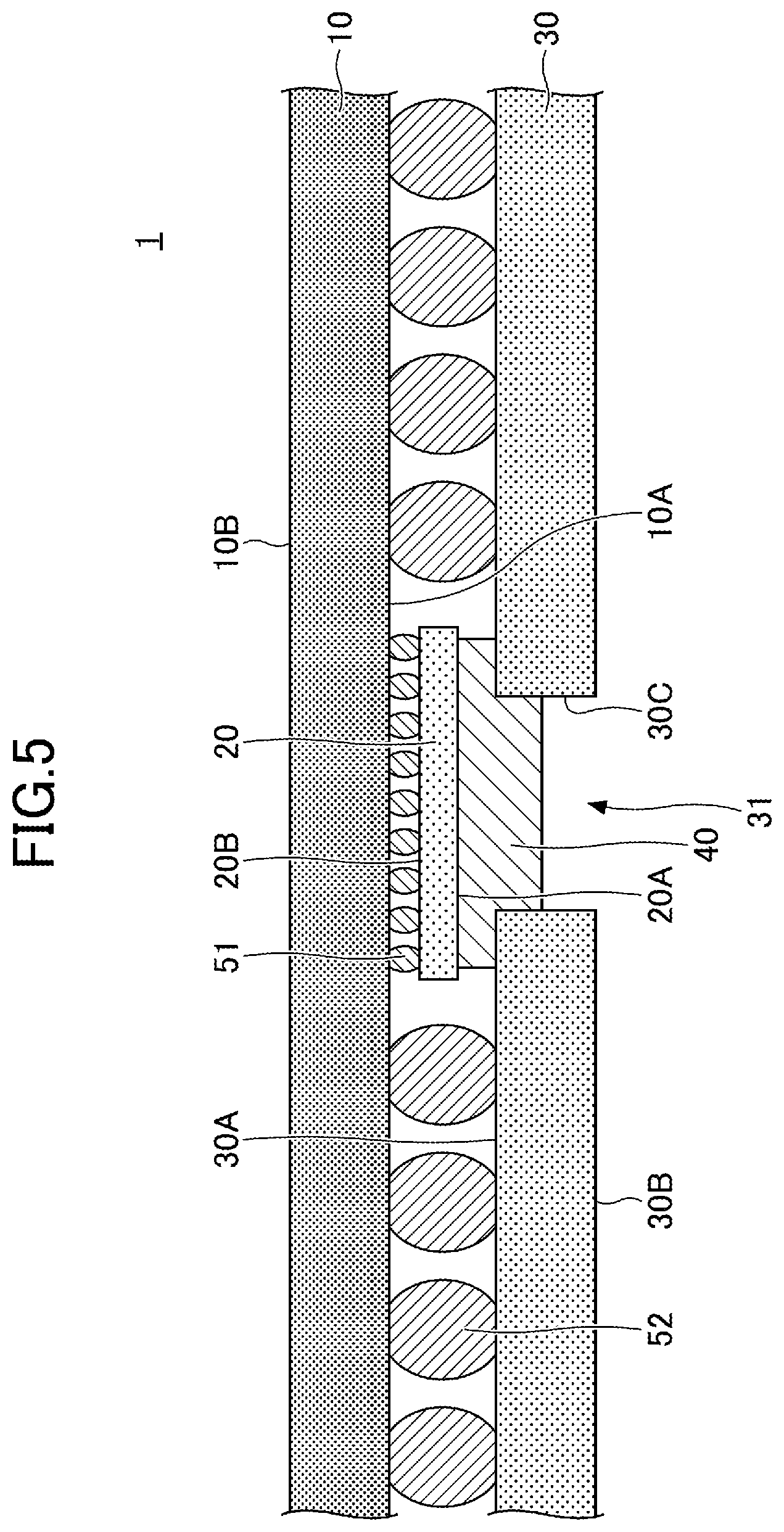 Patent US11776903 Figure 5 – Semiconductor apparatus and method of making the same