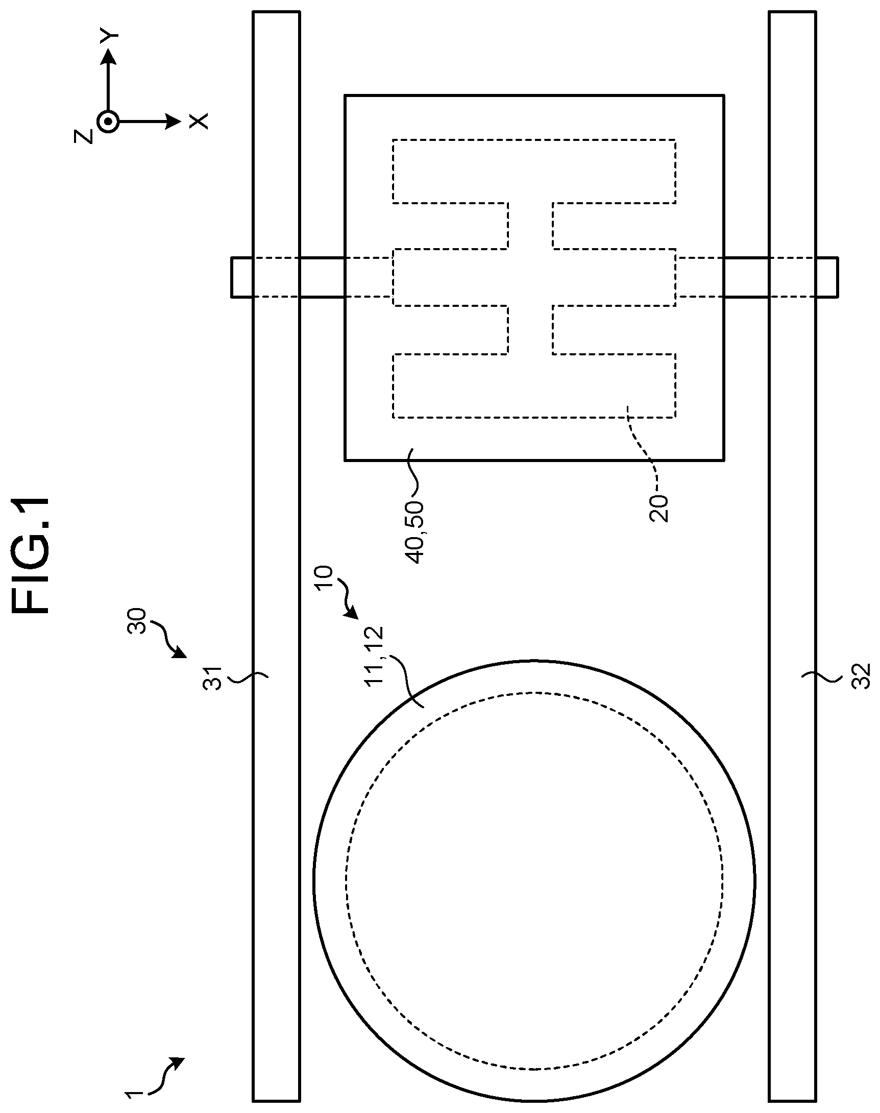 Patent US11776931 Figure 1 – Substrate bonding apparatus, manufacturing system, and semiconductor device manufacturing method