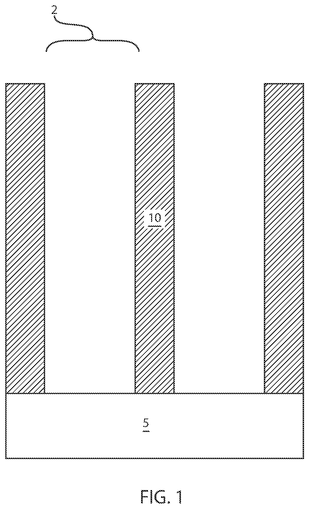 Patent US11776956 Figure 1 – III-V fins by aspect ratio trapping and self-aligned etch to remove rough epitaxy surface
