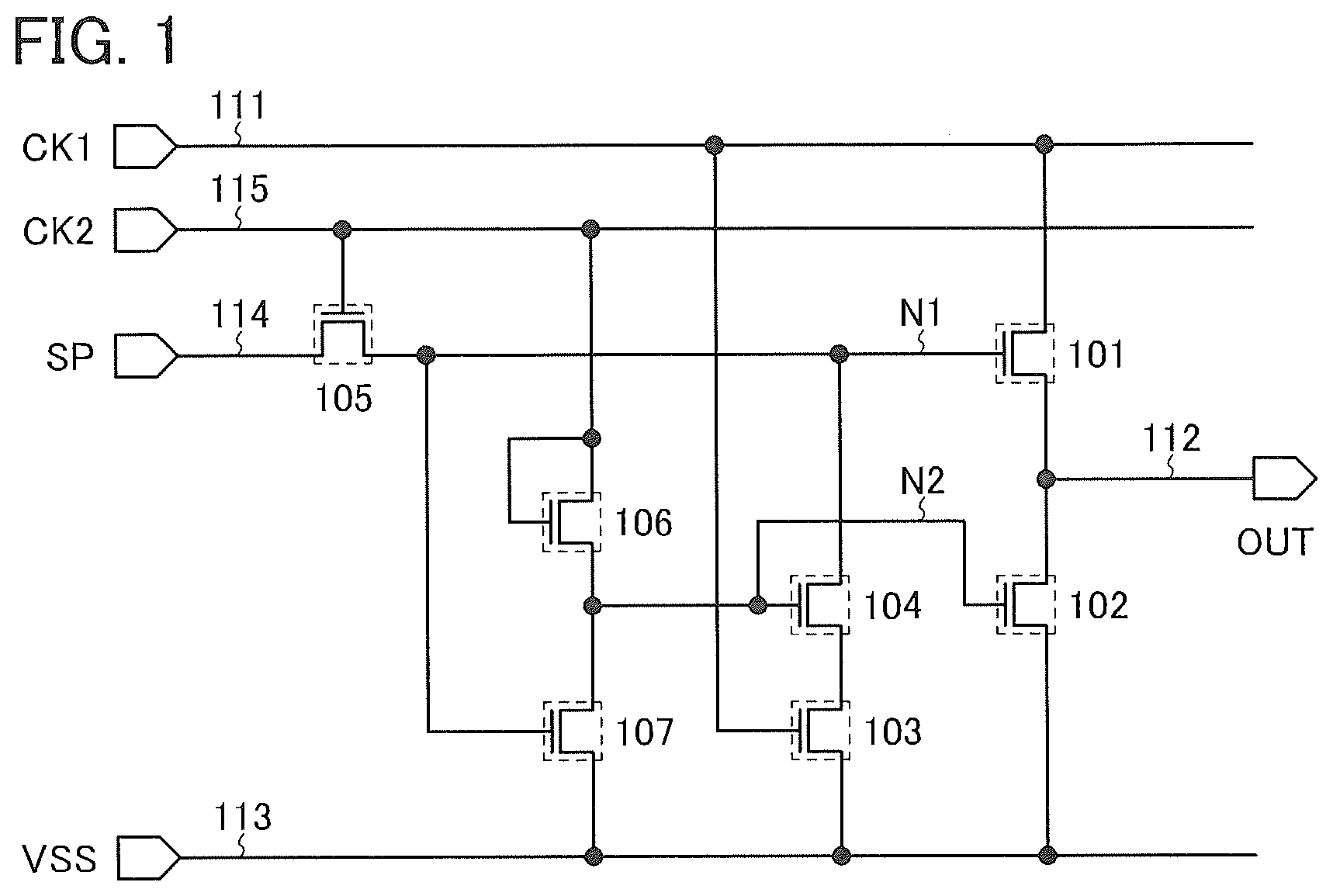 Patent US11776969 — Semiconductor device and electronic device — Figure 1