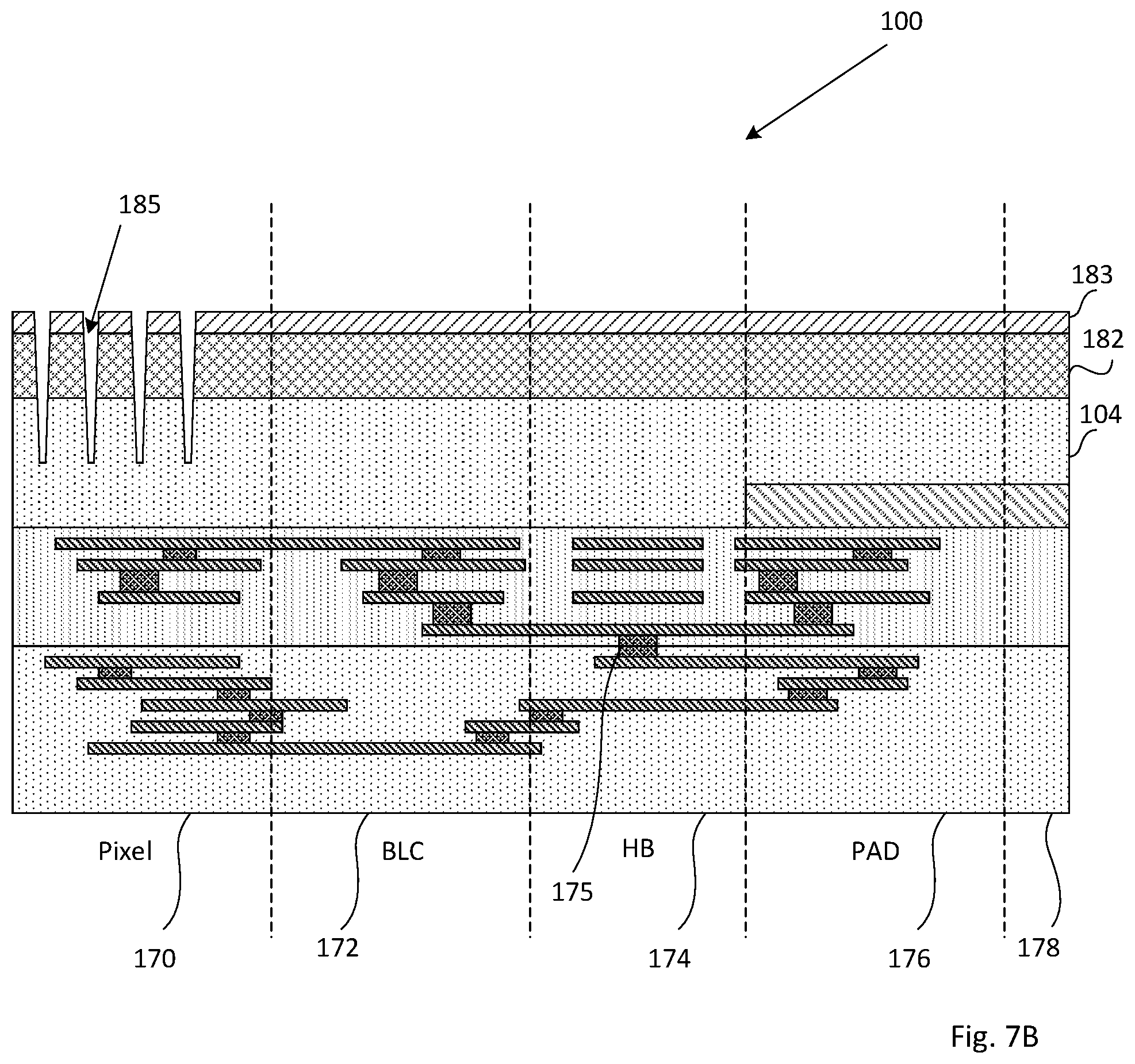 Patent US11776985 Figure 9 – Method of forming self aligned grids in BSI image sensor