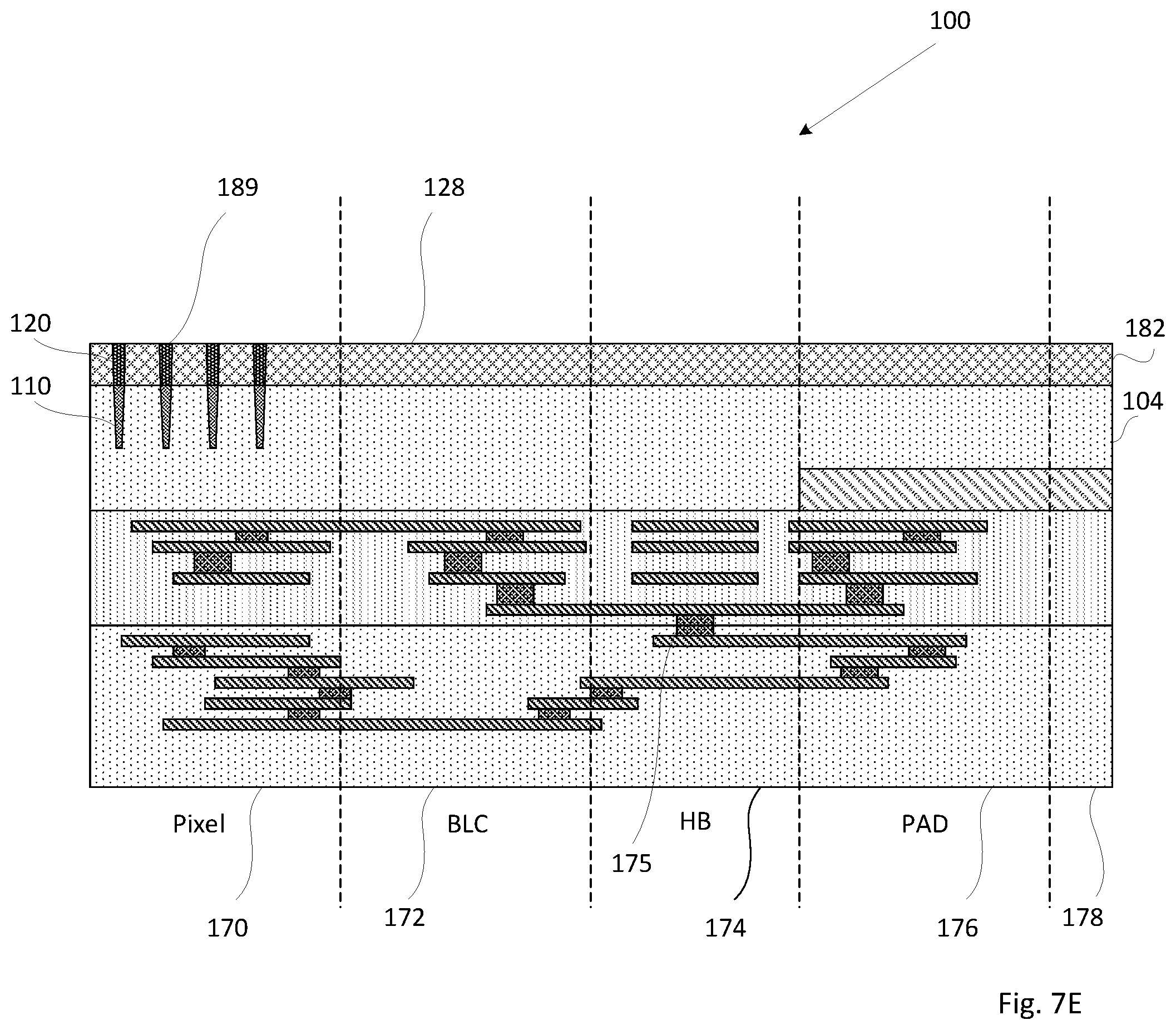 Patent US11776985 Figure 12 – Method of forming self aligned grids in BSI image sensor
