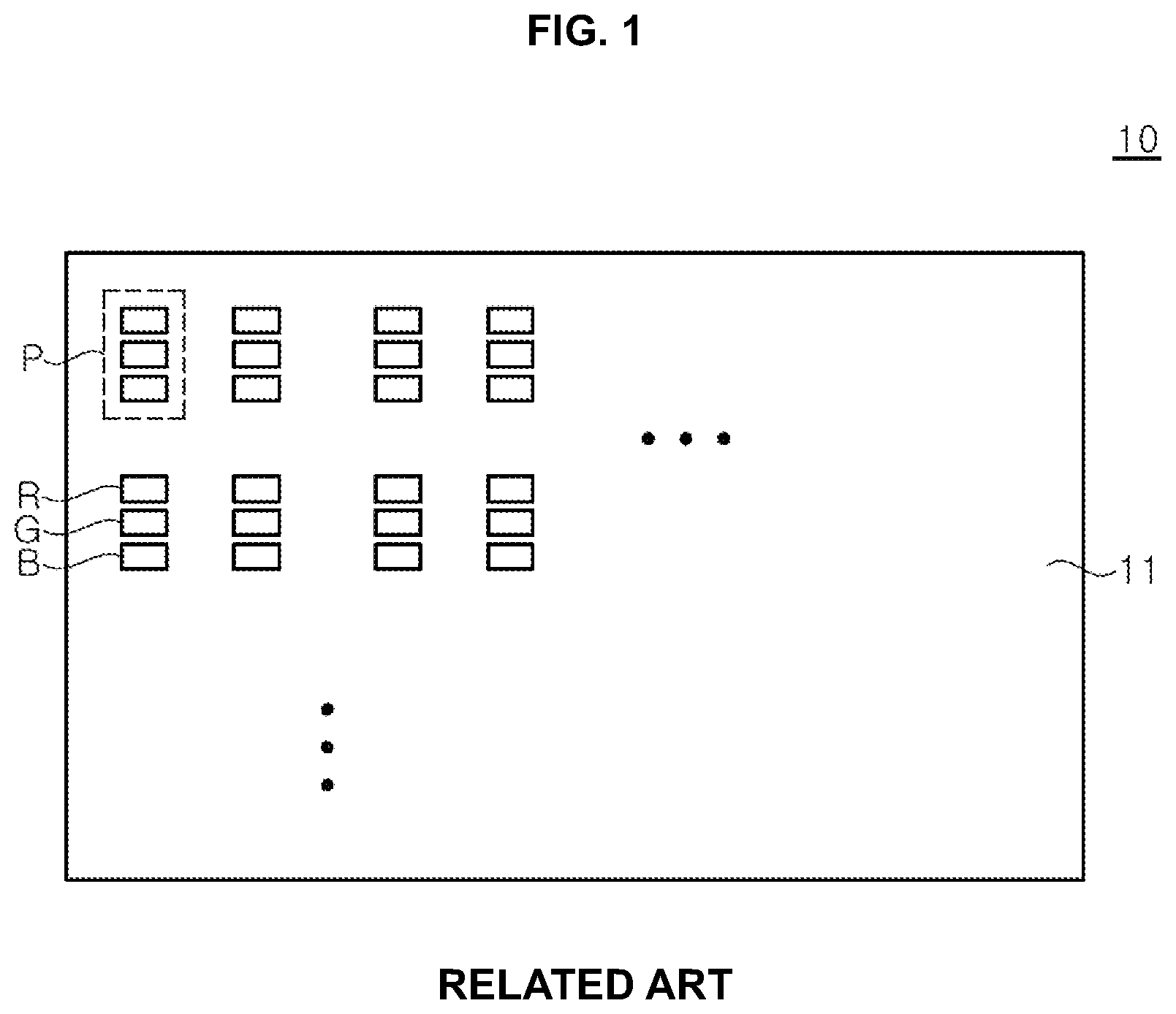 Patent US11776987 — LED display apparatus having micro LED module — Figure 1