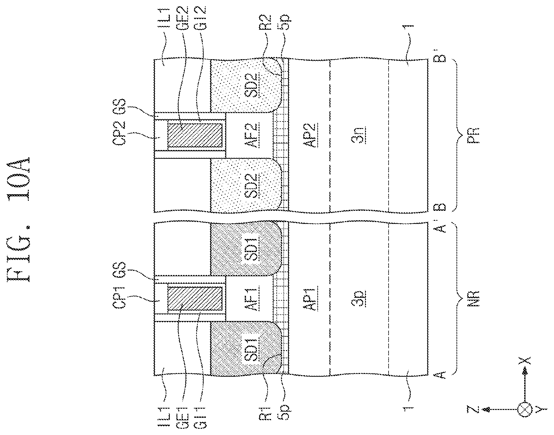 Patent US11777001 Figure 17 – Semiconductor device including superlattice pattern