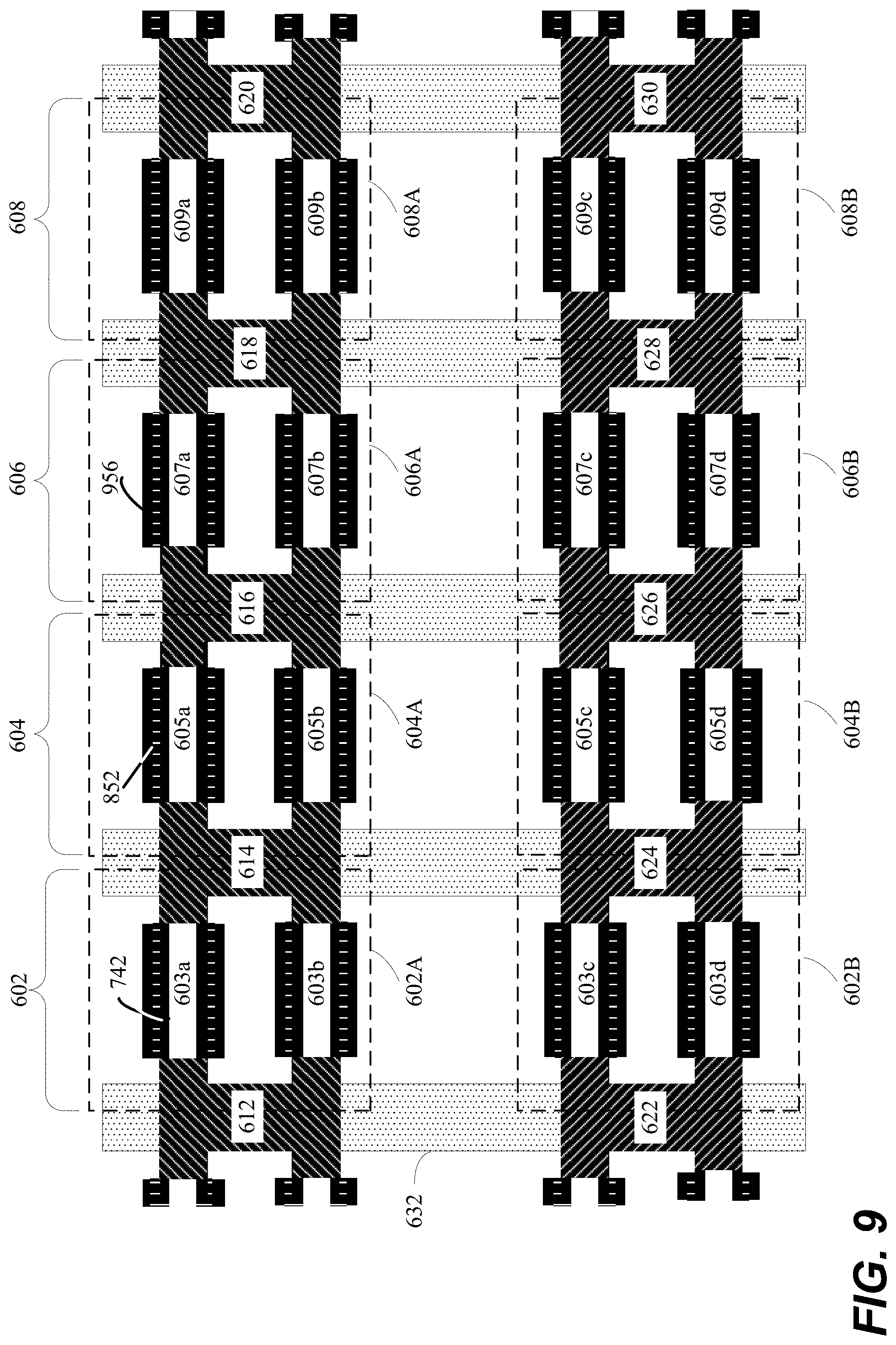 Patent US11777015 Figure 10 – Multiple planes of transistors with different transistor architectures to enhance 3D logic and memory circuits