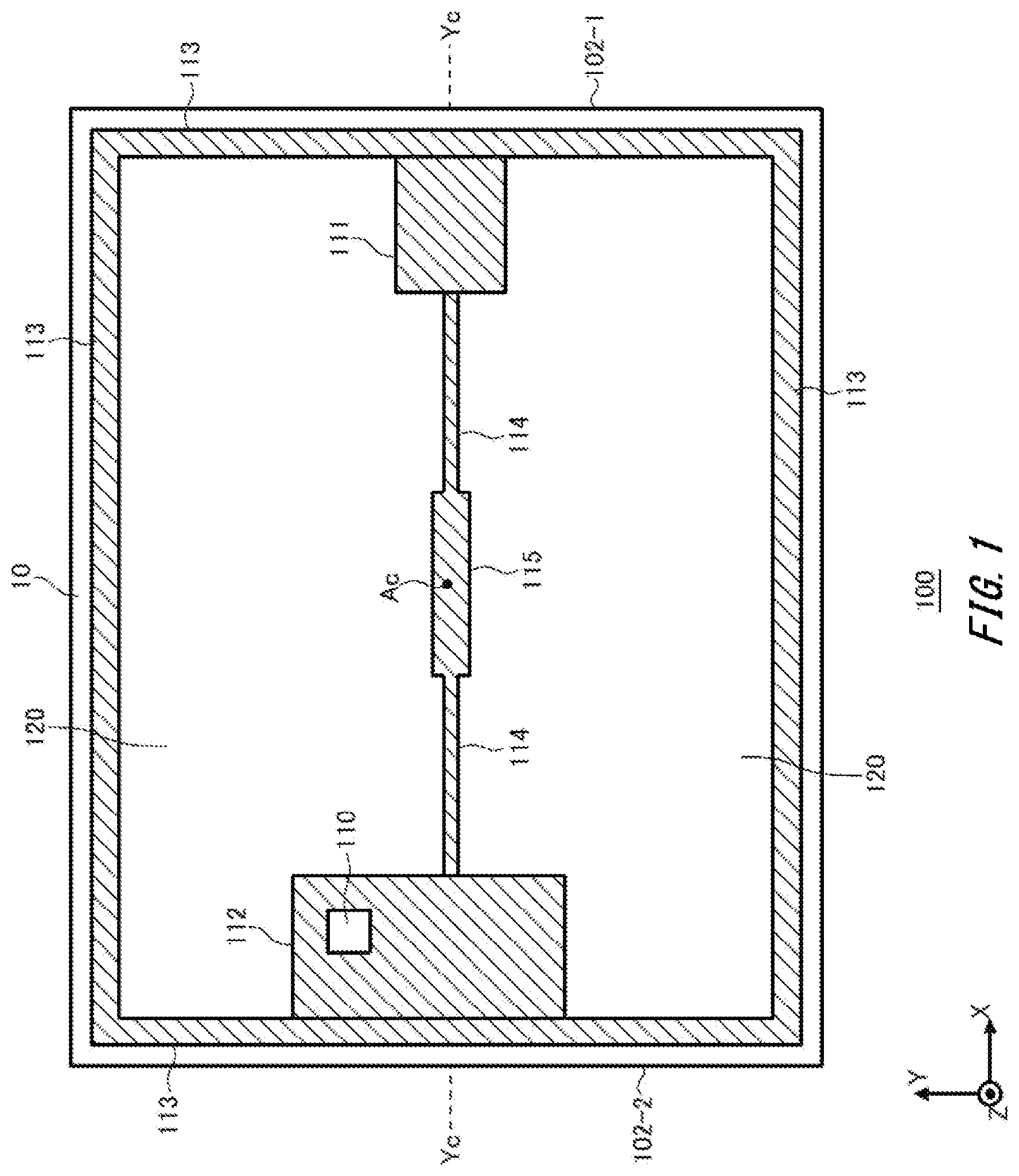 Patent US11777020 — Semiconductor device and semiconductor module — Figure 1