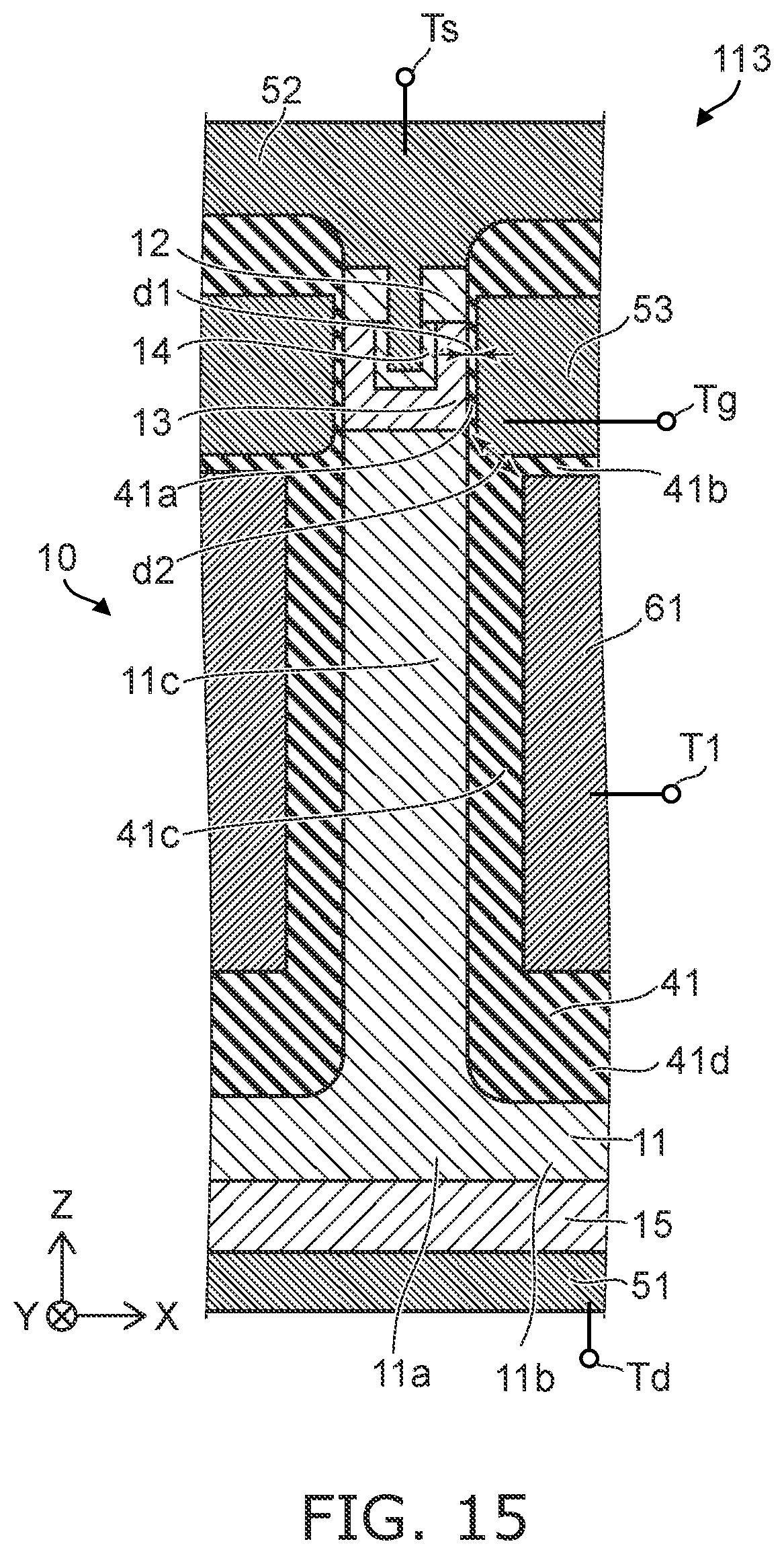 Patent US11777025 Figure 15 – Semiconductor device