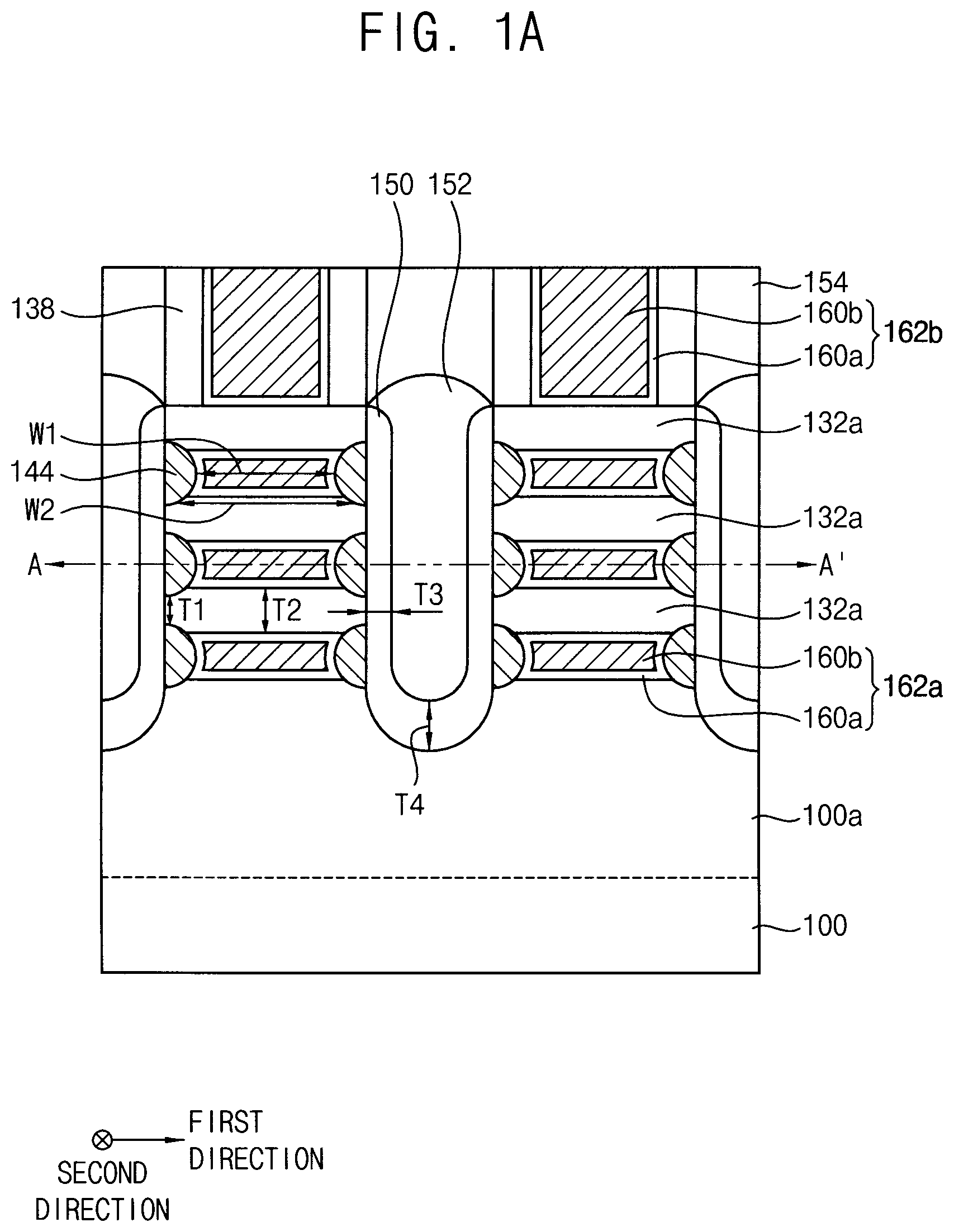 Patent US11777032 Figure 1 – Semiconductor devices and methods of manufacturing the same