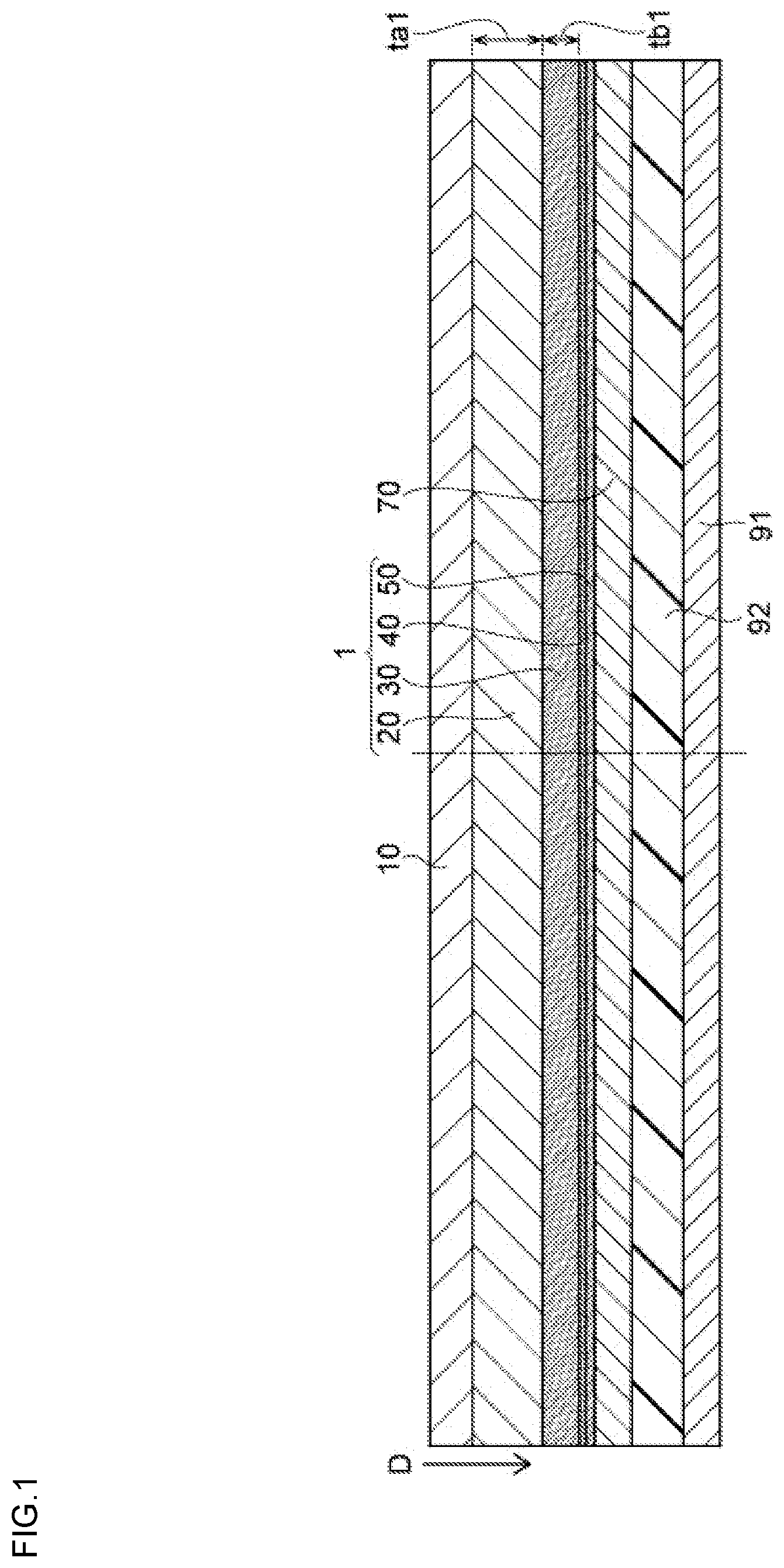 Patent US11777051 — Method of manufacturing light-emitting element — Figure 1