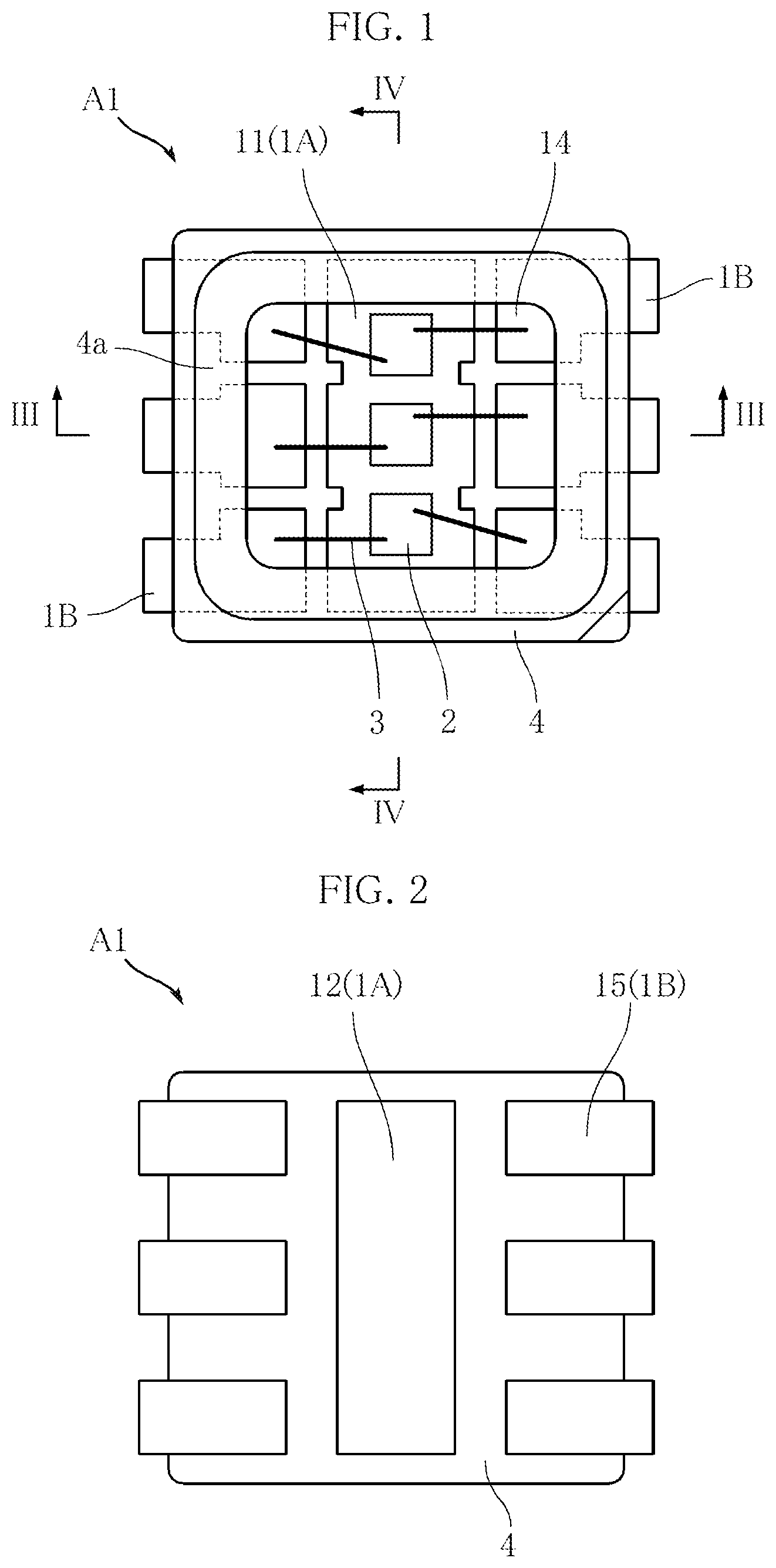 Patent US11777068 — Semiconductor light emitting device and method for manufacturing the same — Figure 1