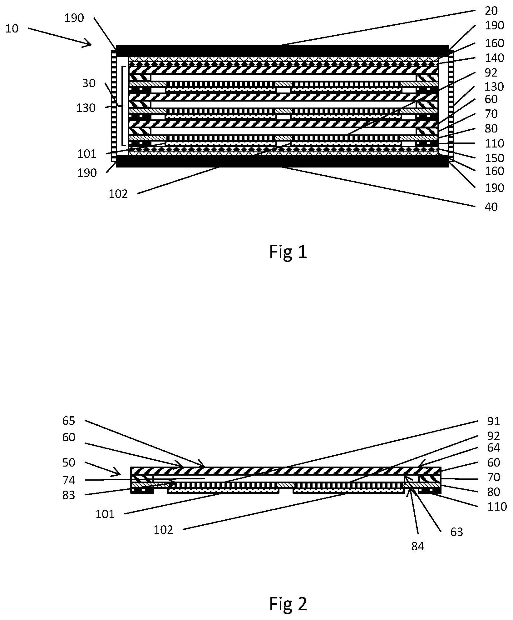 Patent US11777129 — Fuel cell stack assembly — Figure 1