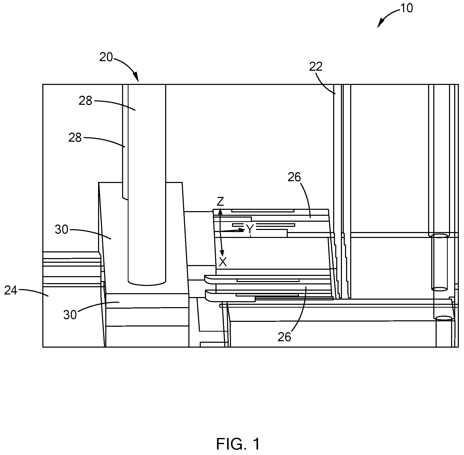 Patent US11777131 Figure 1 – Modular stacking tool and method for a battery