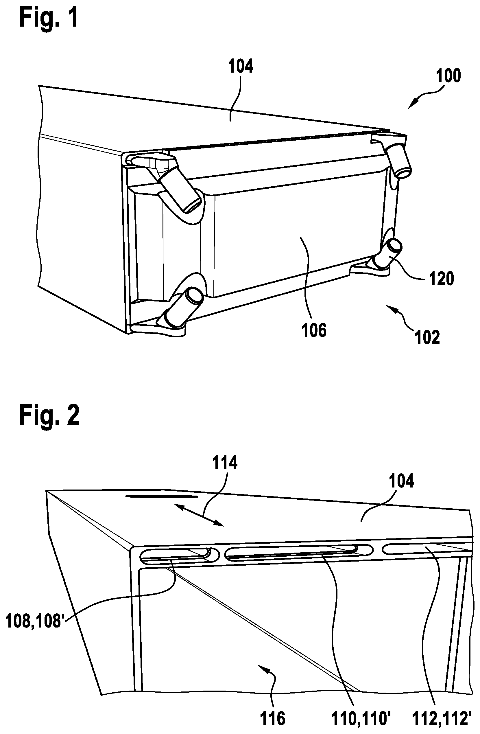 Patent US11777159 — Traction battery module for a vehicle — Figure 1