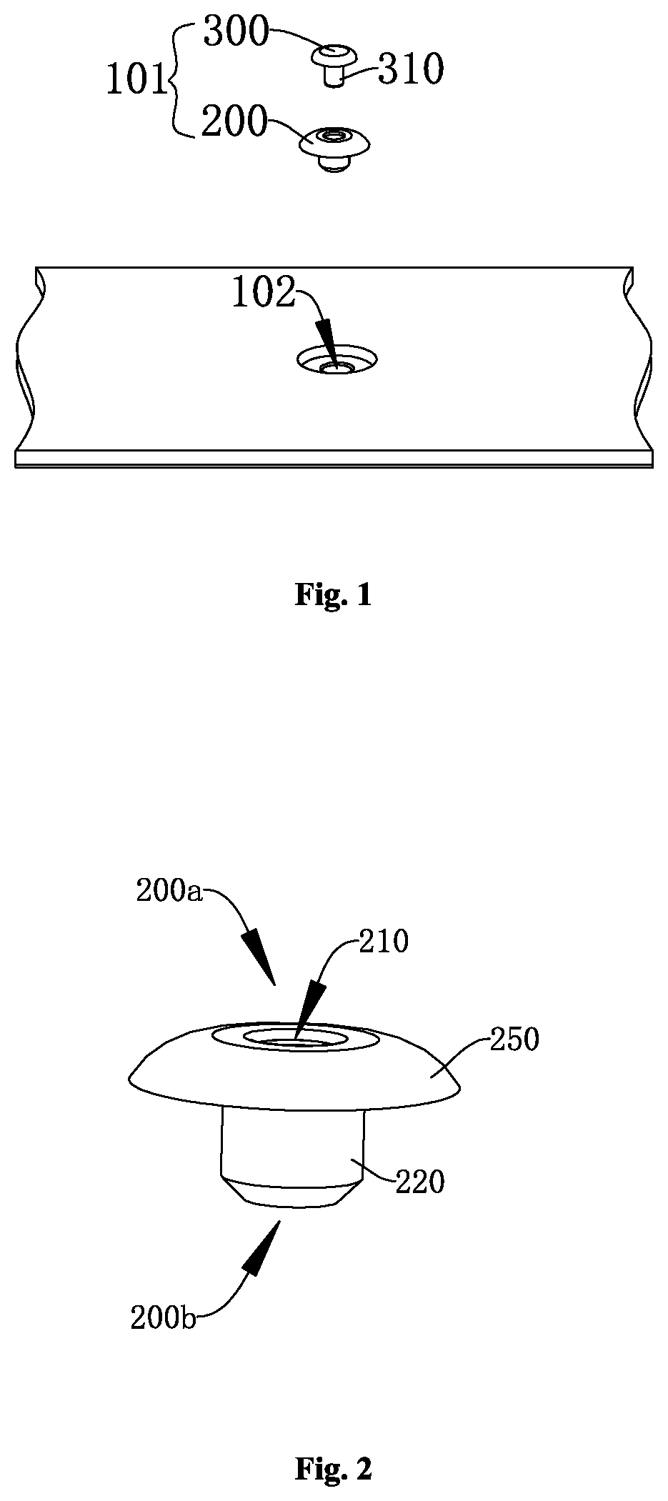 Patent US11777164 — Cover plate assembly, battery, electricity-consuming apparatus and method for sealing through hole — Figure 1