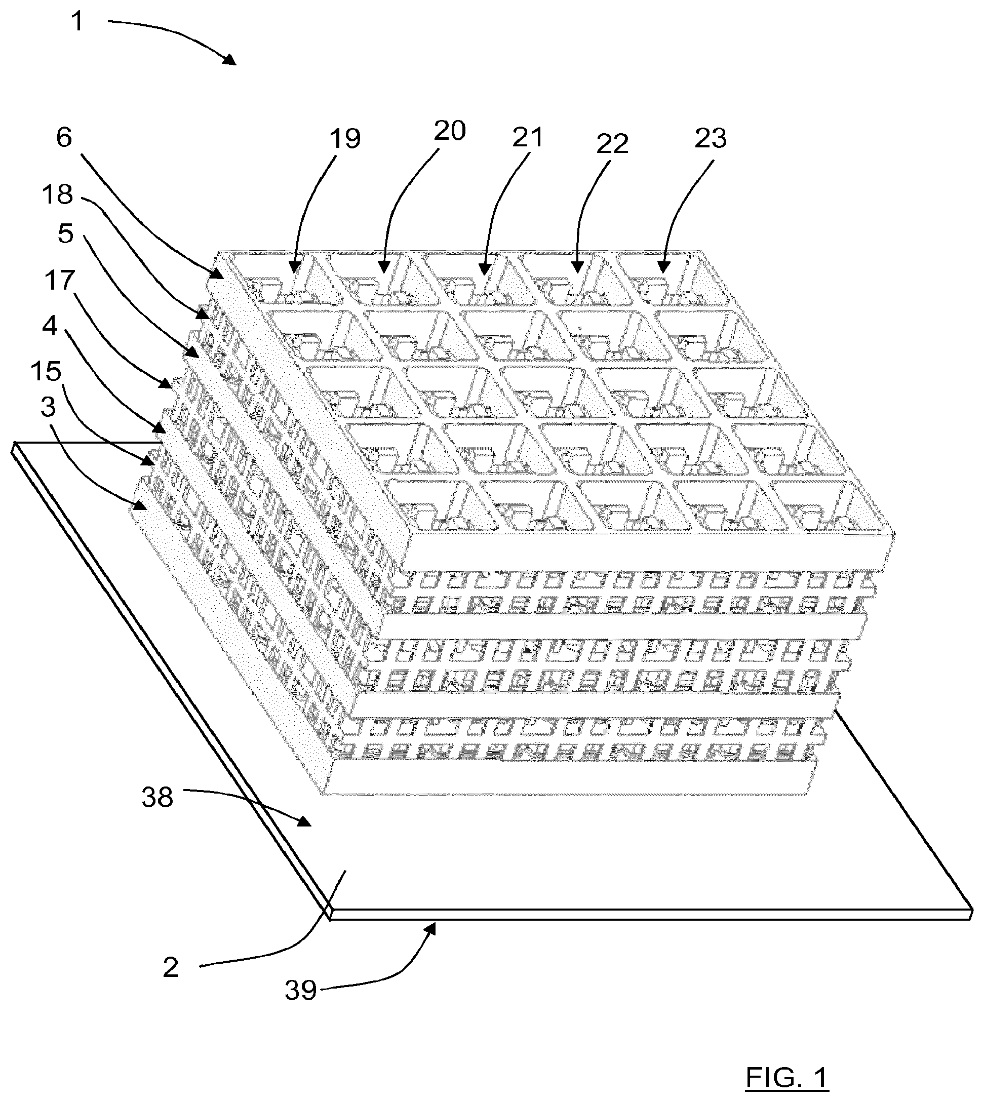 Patent US11777188 — Cooling in a waveguide arrangement — Figure 1