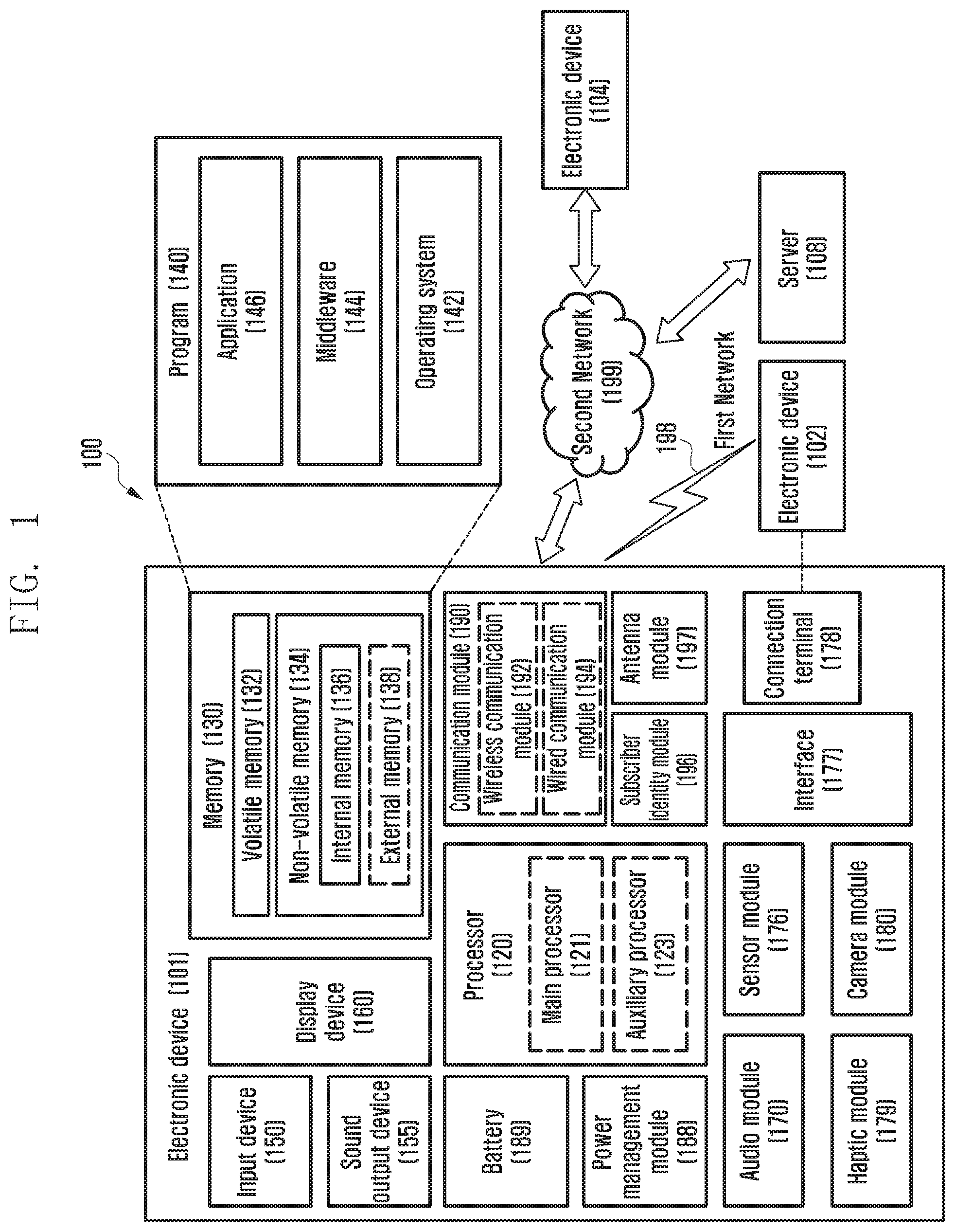 Patent US11777193 — Antenna and electronic device including the same — Figure 1
