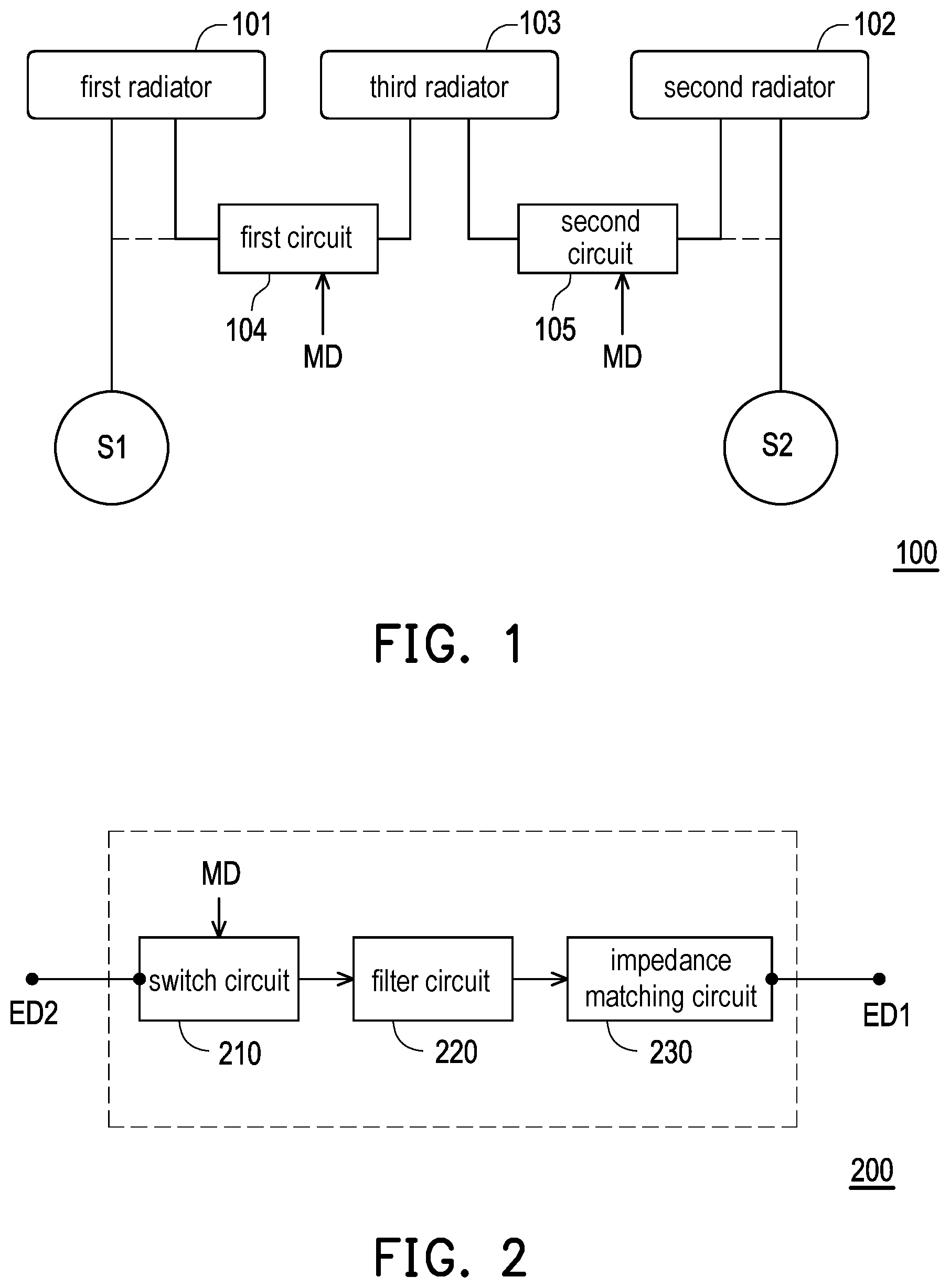Patent US11777212 — Antenna structure — Figure 1