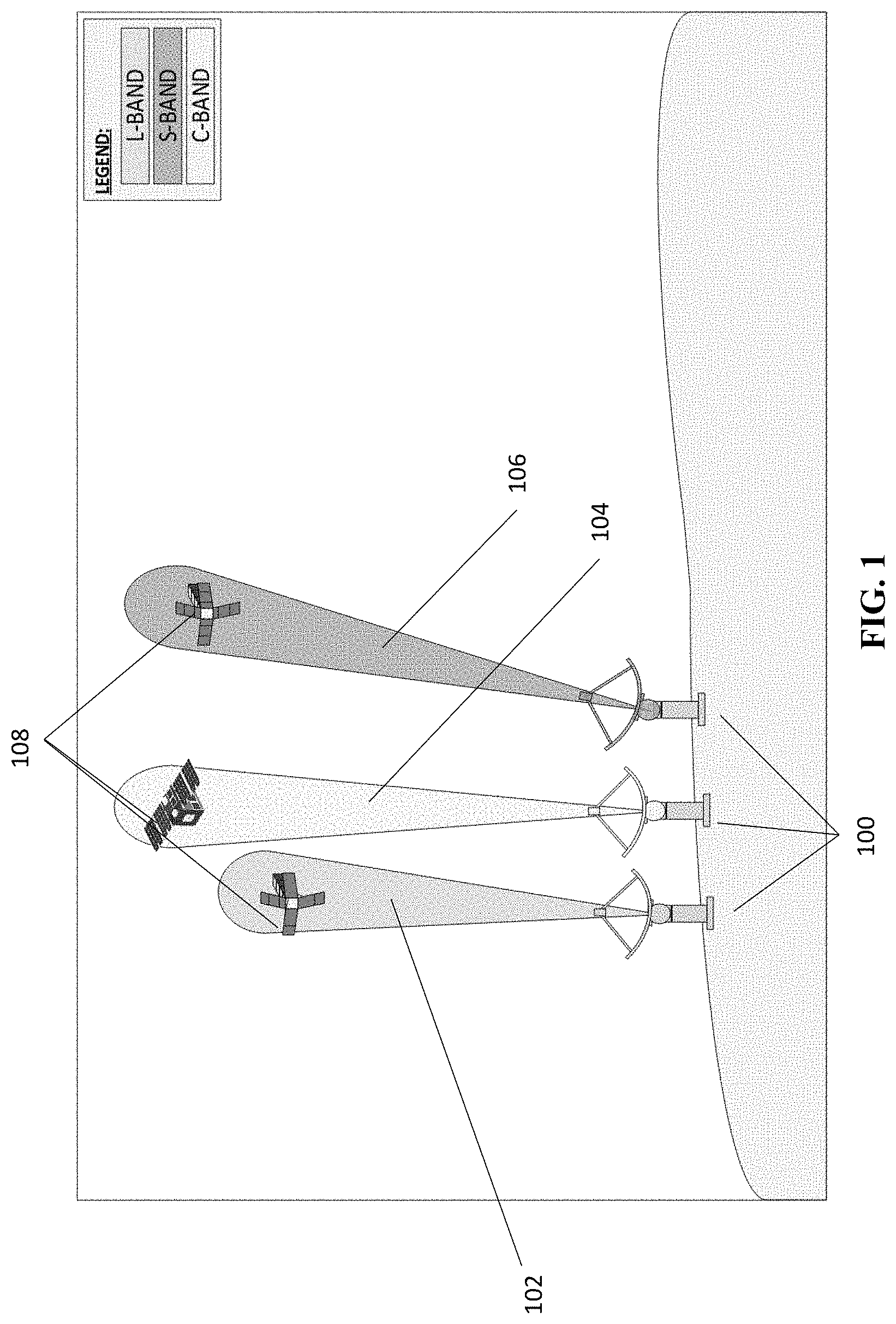 Patent US11777215 — System and method for a digitally beamformed phased array feed — Figure 1