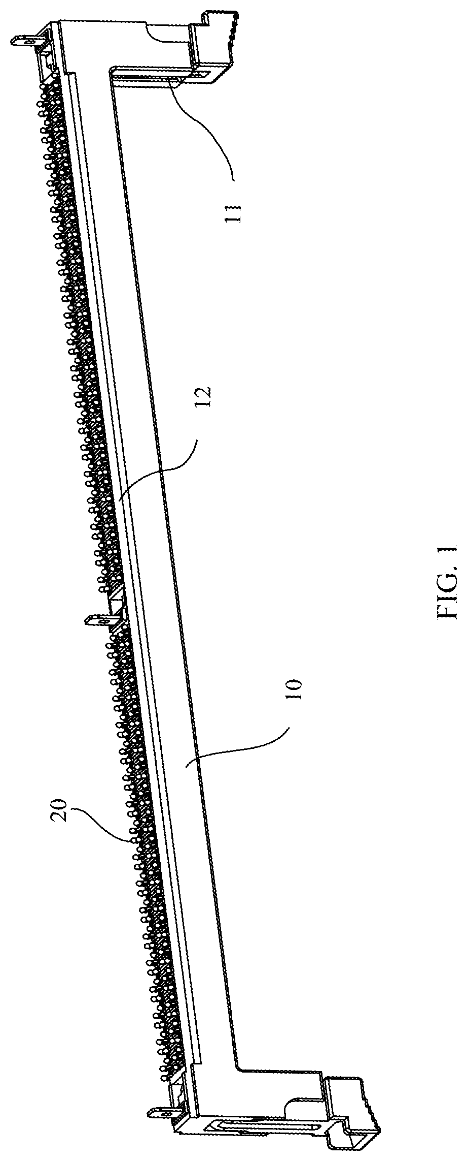 Patent US11777257 — Memory slot and printed circuit board and network system — Figure 1