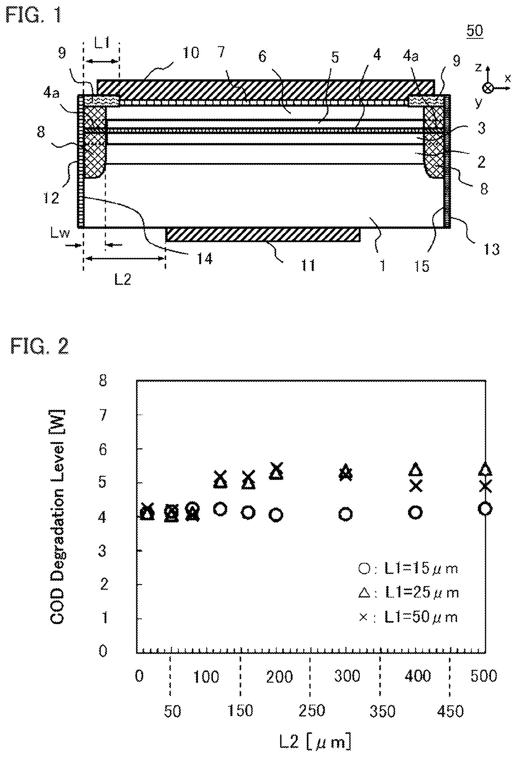 Patent US11777277 — Semiconductor laser — Figure 1