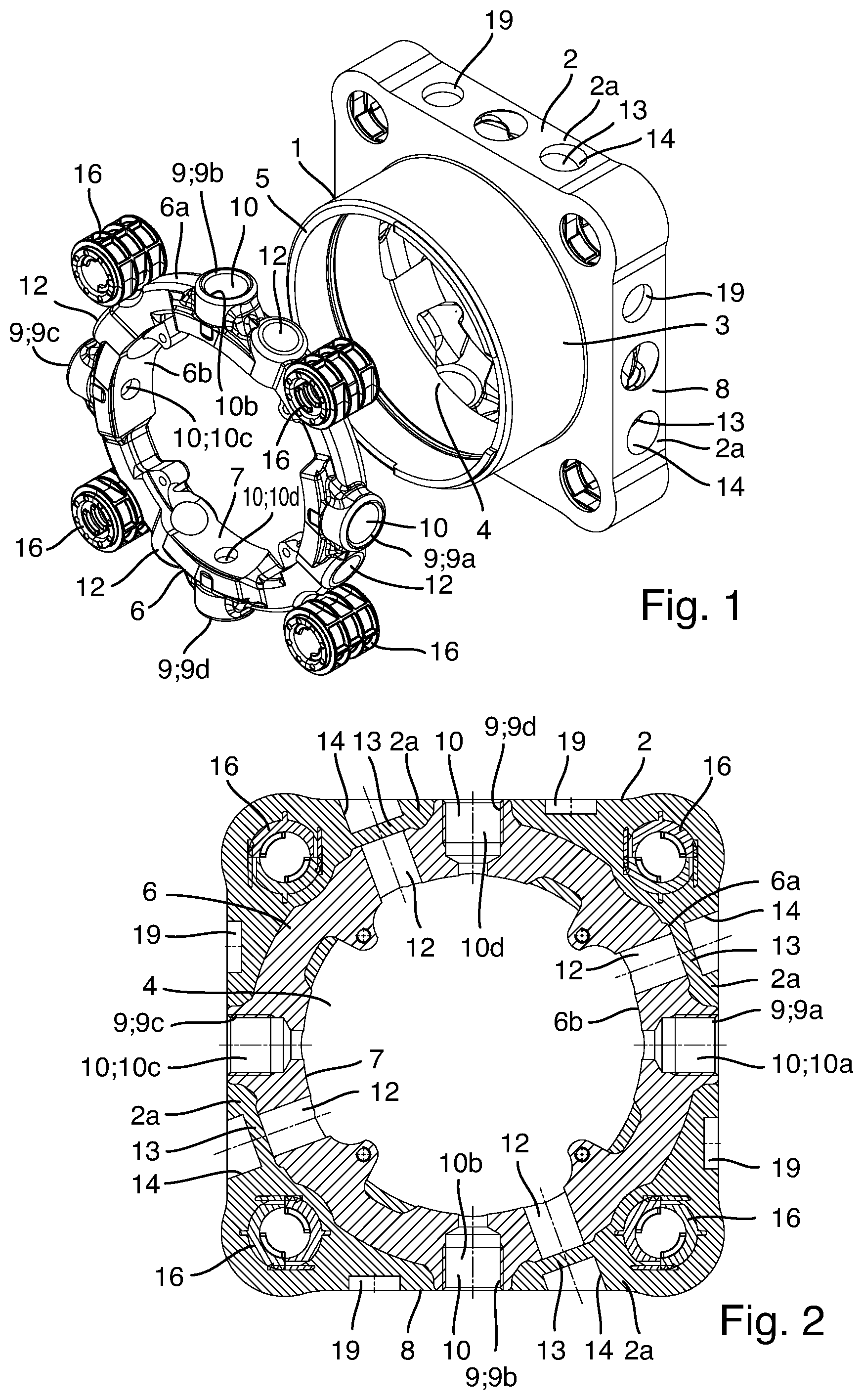 Patent US11777291 — Sanitary wall installation connection box unit having an electric line feed-through — Figure 1