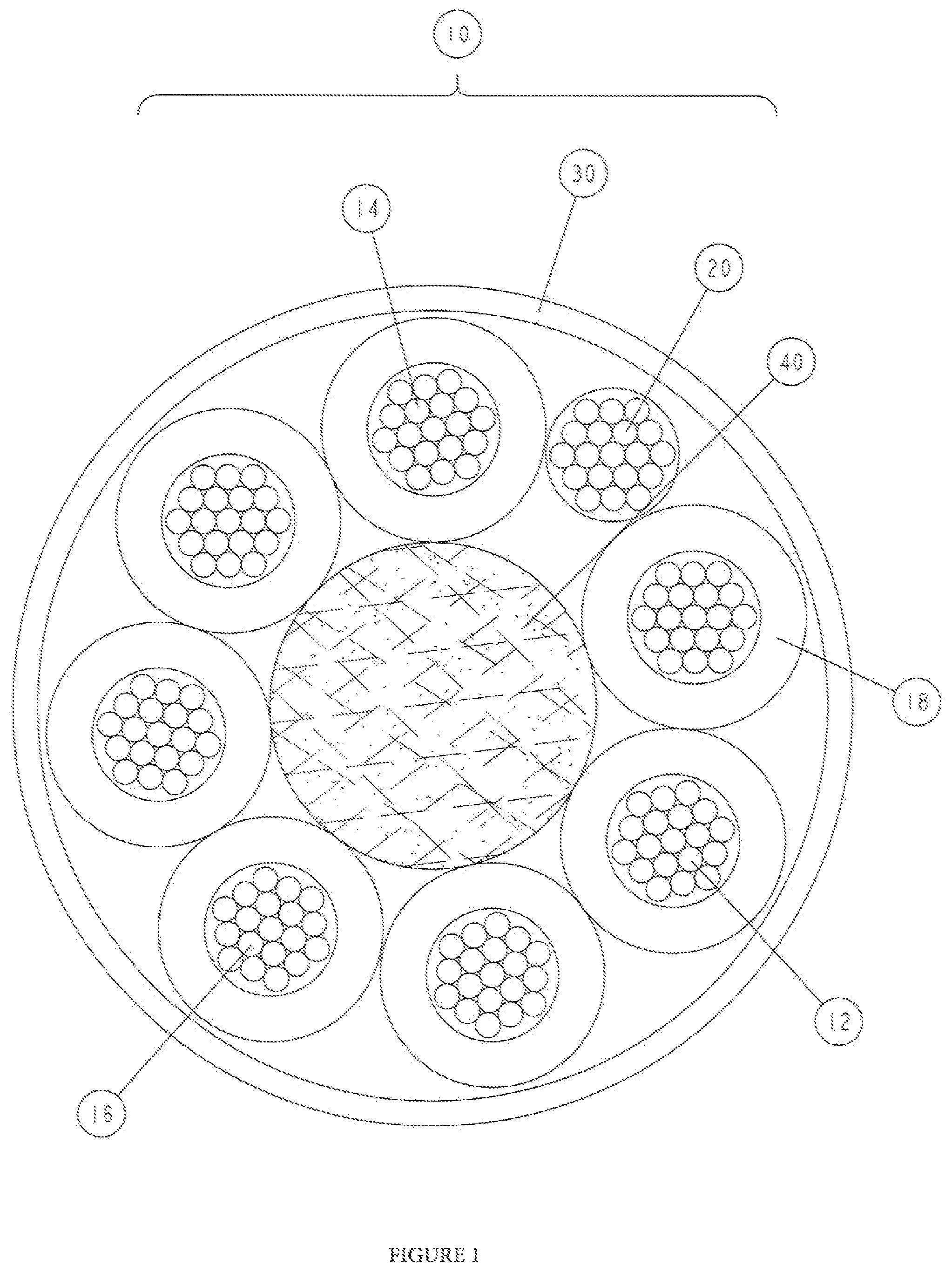 Patent US11777297 — Cord reel including a polymeric sheath with a conductive EMI drain — Figure 1