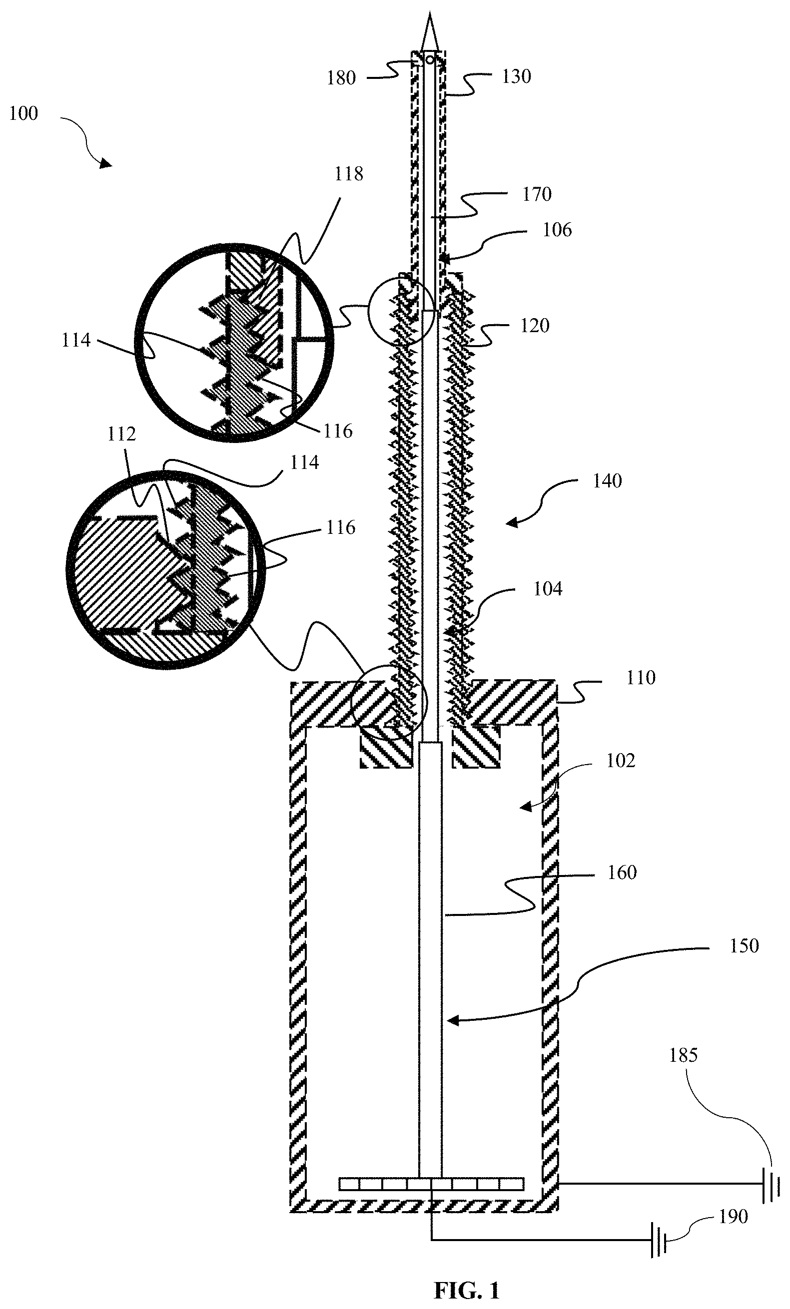 Patent US11777298 — Lightning diverter system and methods — Figure 1