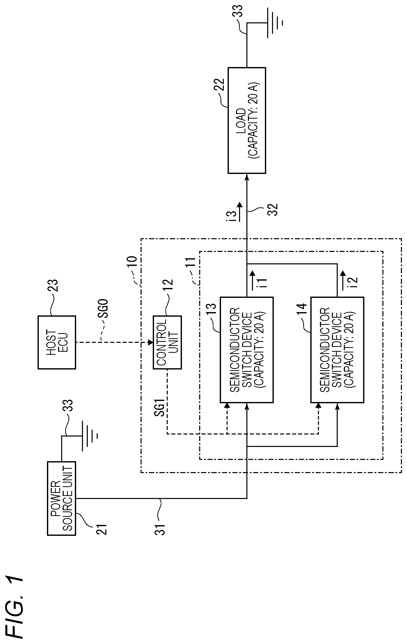 Patent US11777306 Figure 1 – Load control device for controlling energization of a load using a semiconductor switch