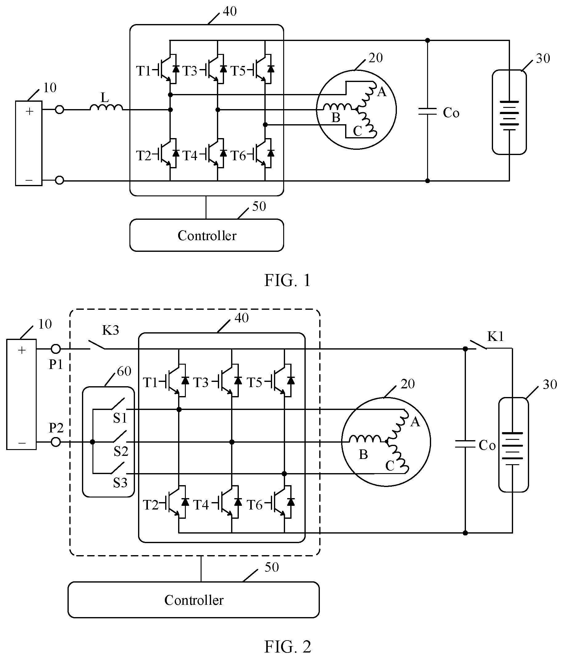 Patent US11777331 — Motor control unit, electric drive system, powertrain, and electric vehicle — Figure 1
