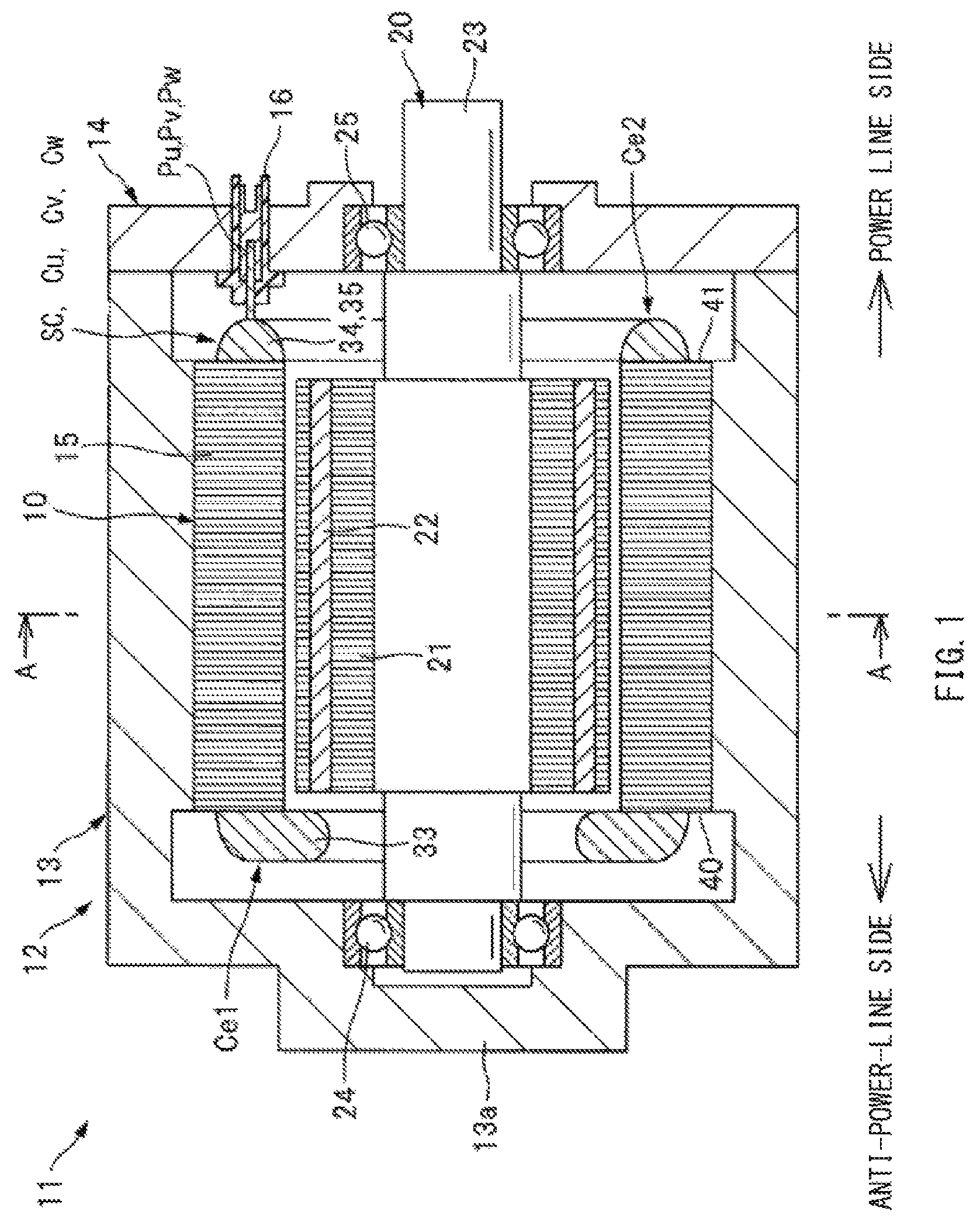 Patent US11777355 Figure 1 – Stator and electric rotating machine