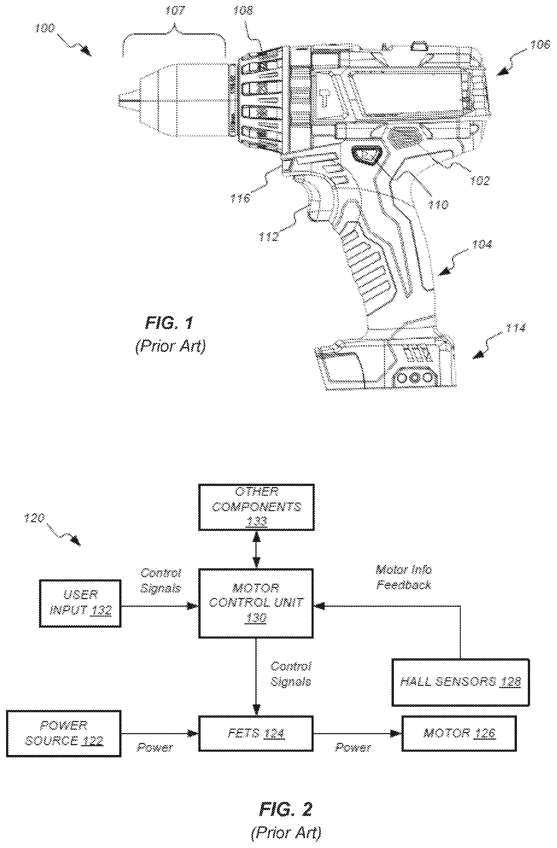 Patent US11777369 — Brushless dc motor configuration for a power tool — Figure 1
