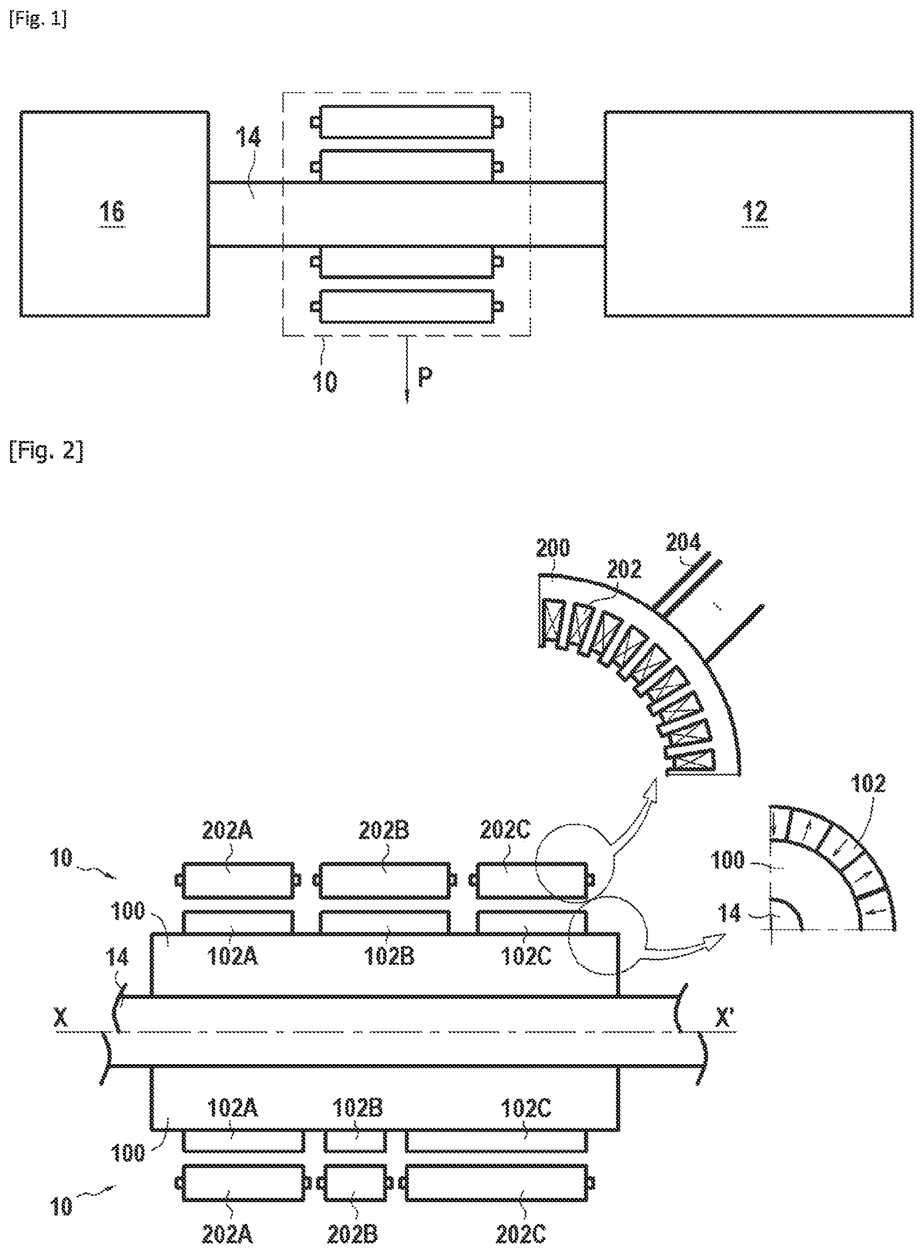 Patent US11777370 Figure 1 – Turbogenerator for hybrid electric aeronautical propulsion
