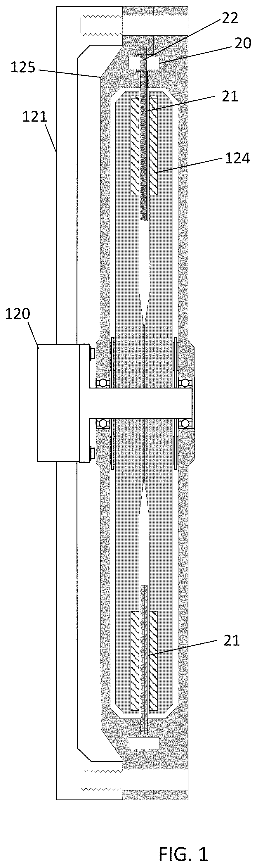 Patent US11777376 — Reluctance sensor for detection of position of a rotor in an electric machine — Figure 1