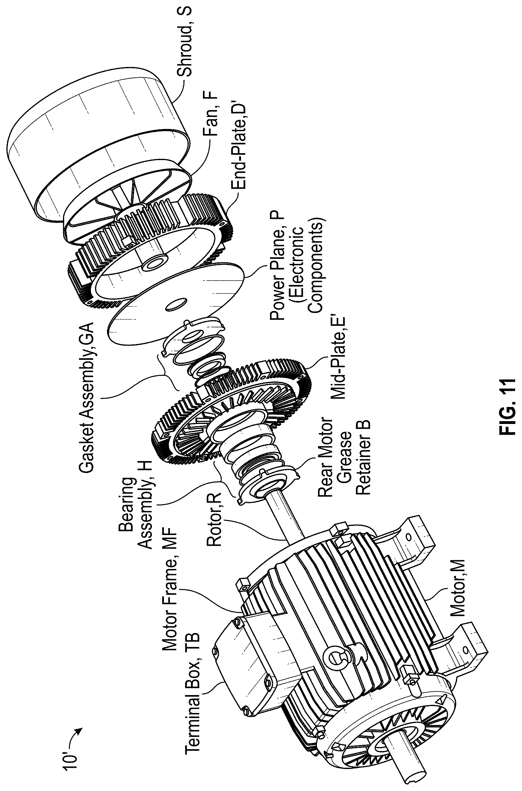 Patent US11777379 Figure 15 – Motor drive unit