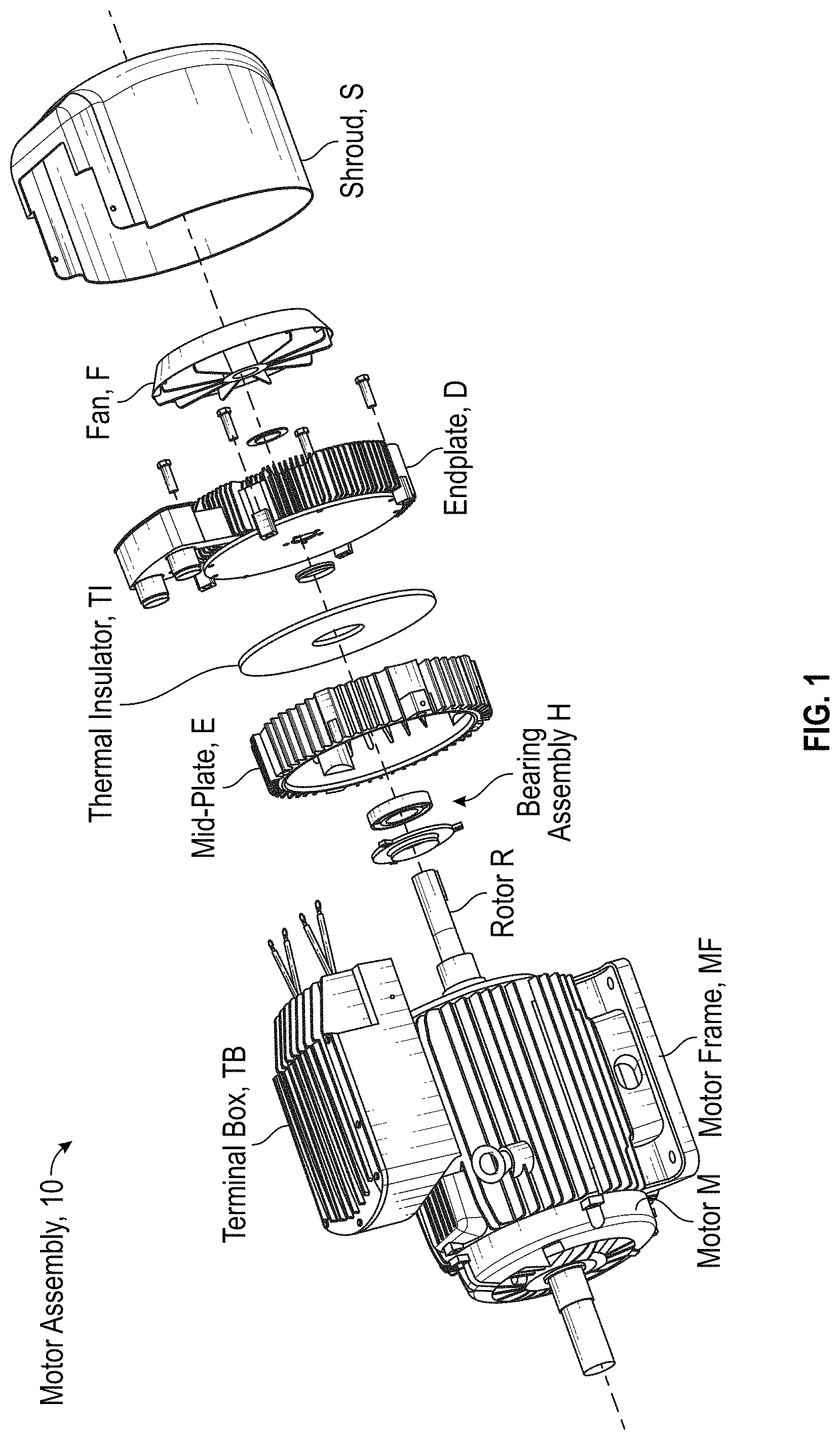 Patent US11777380 — Motor drive unit — Figure 1