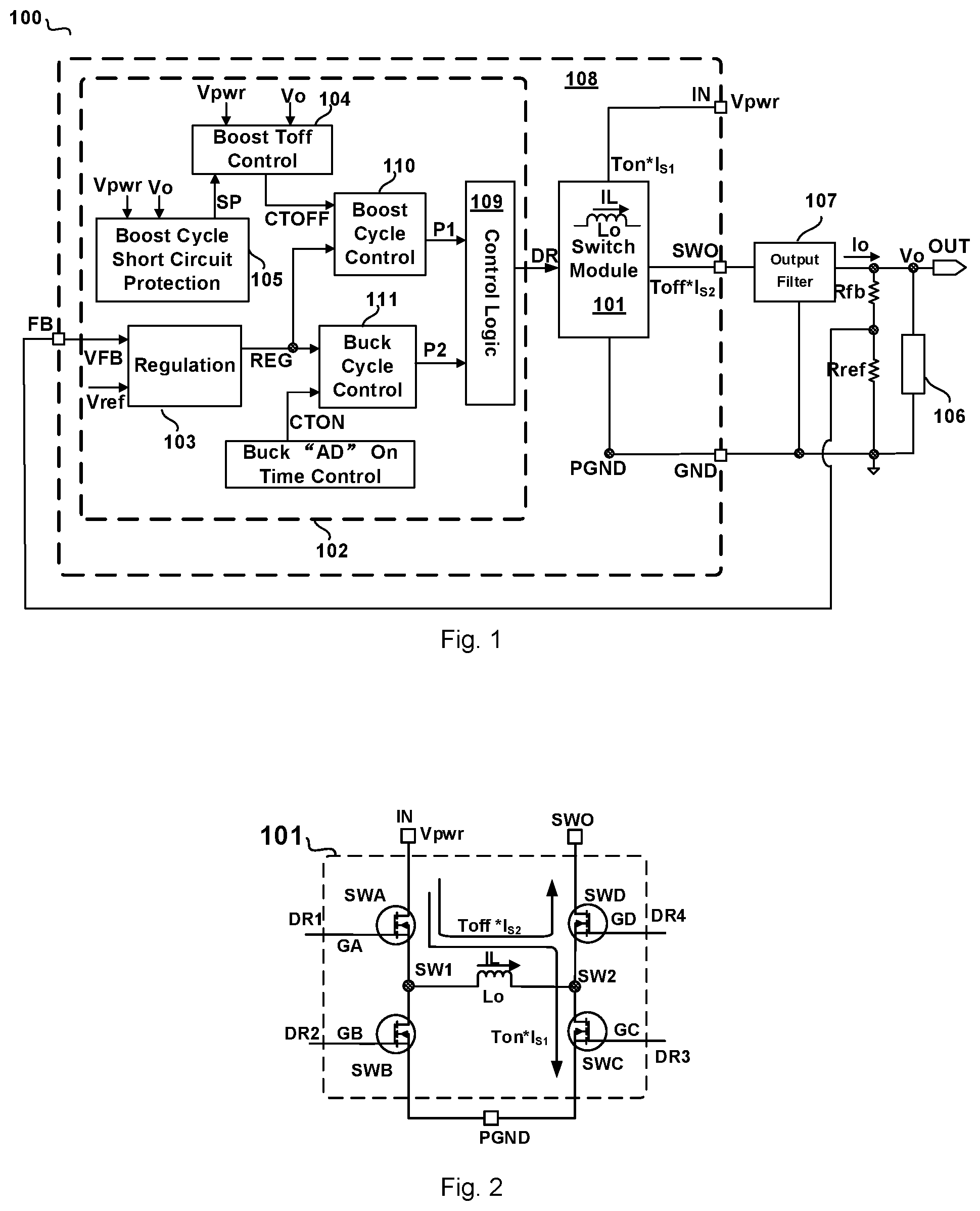 Patent US11777405 Figure 1 – Boost off time adaptive adjustment unit and power converter comprising the same