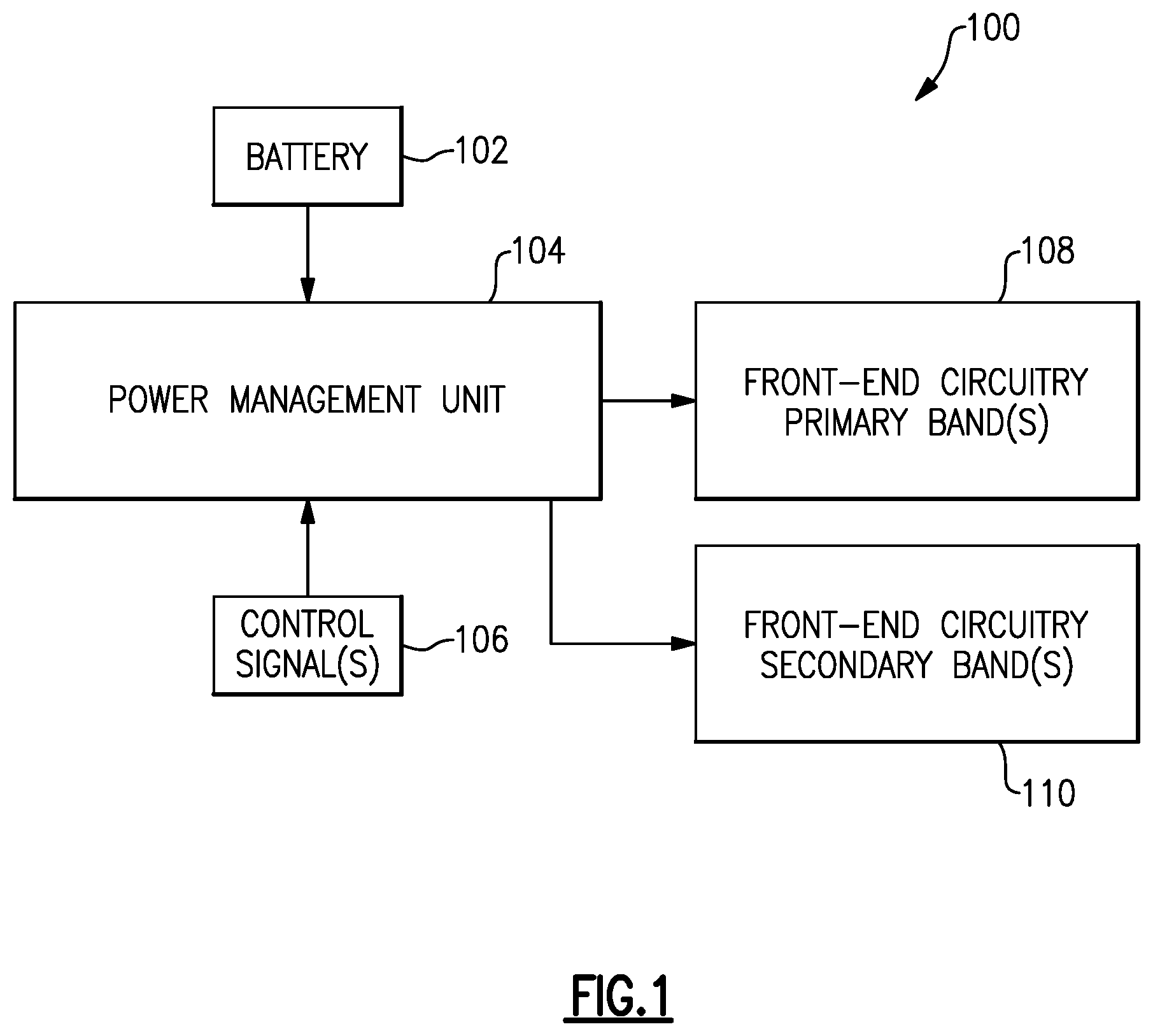 Patent US11777407 — Power management systems and methods related to a plurality of converters for providing dual integrated multi-mode power management — Figure 1