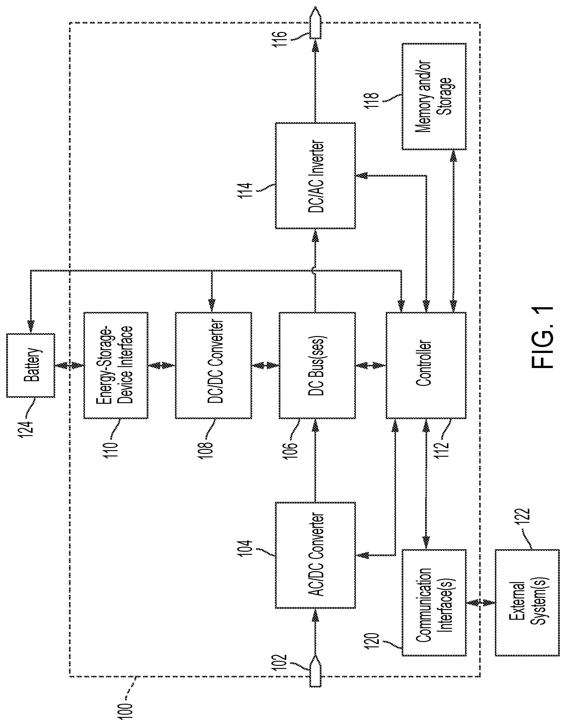 Patent US11777414 — Interleaved power conversion systems and methods — Figure 1