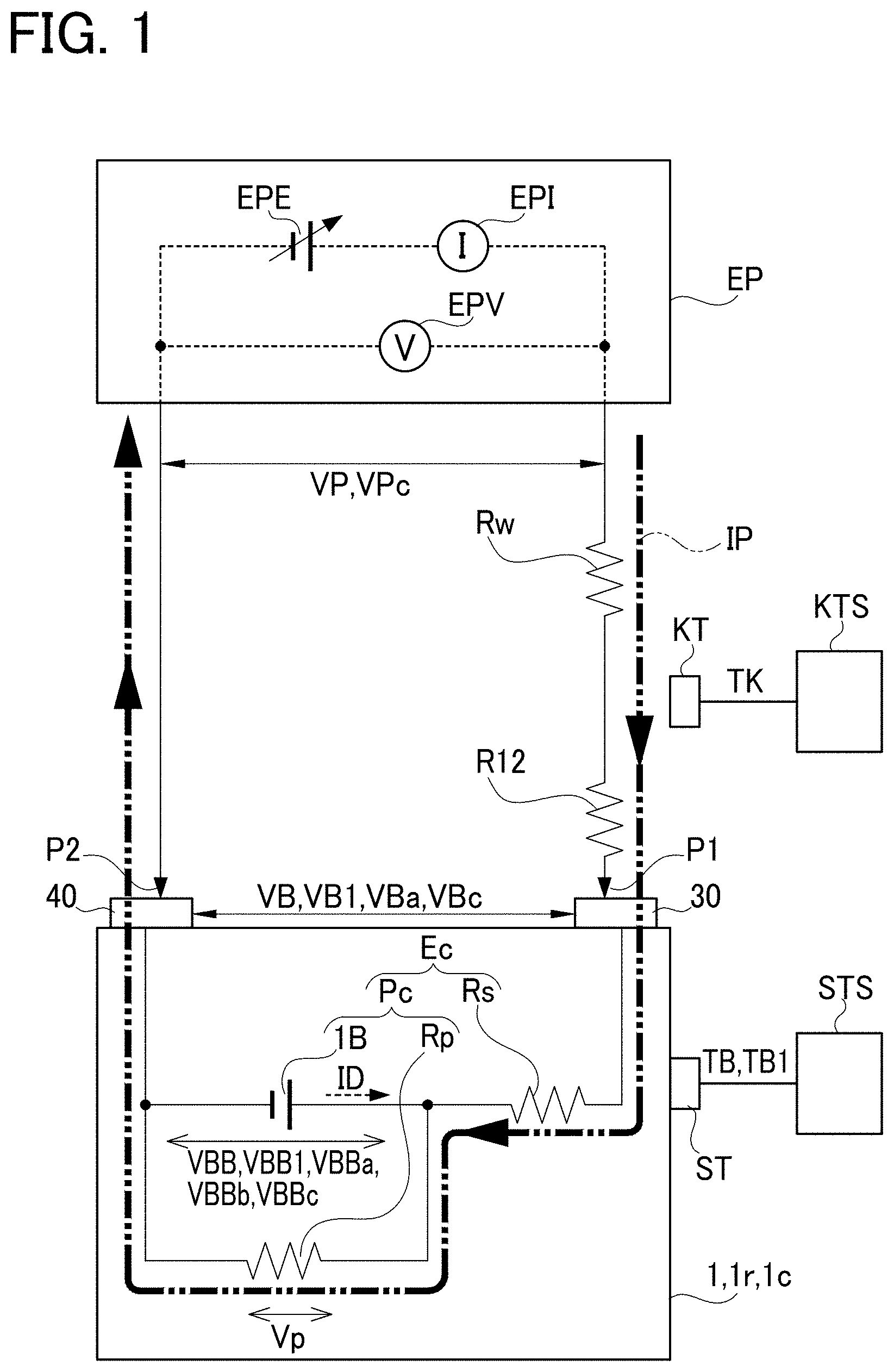 Patent US11777421 — Method for adjusting device voltage of power storage device — Figure 1