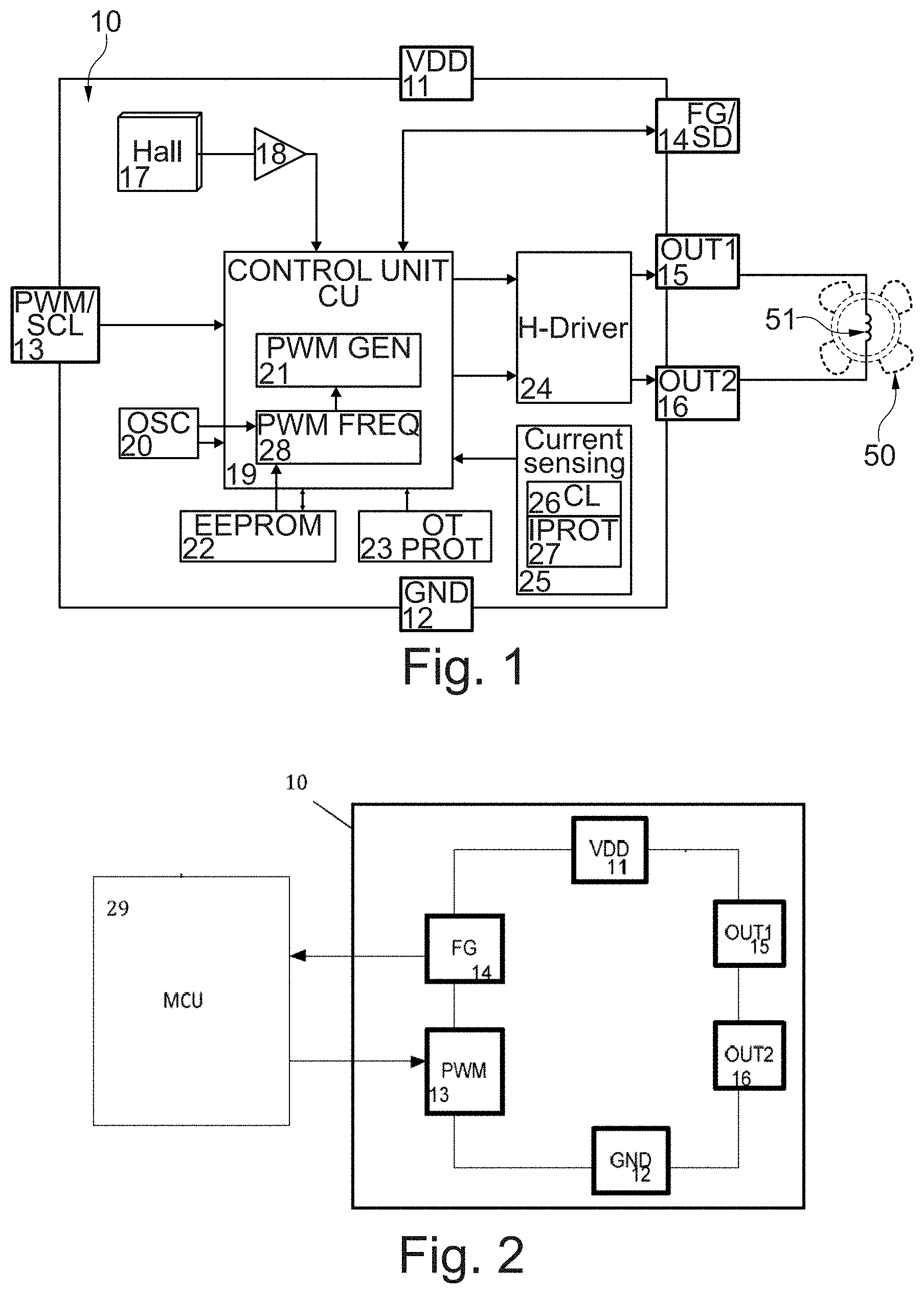Patent US11777433 — Driver and method for low inductance motor — Figure 1