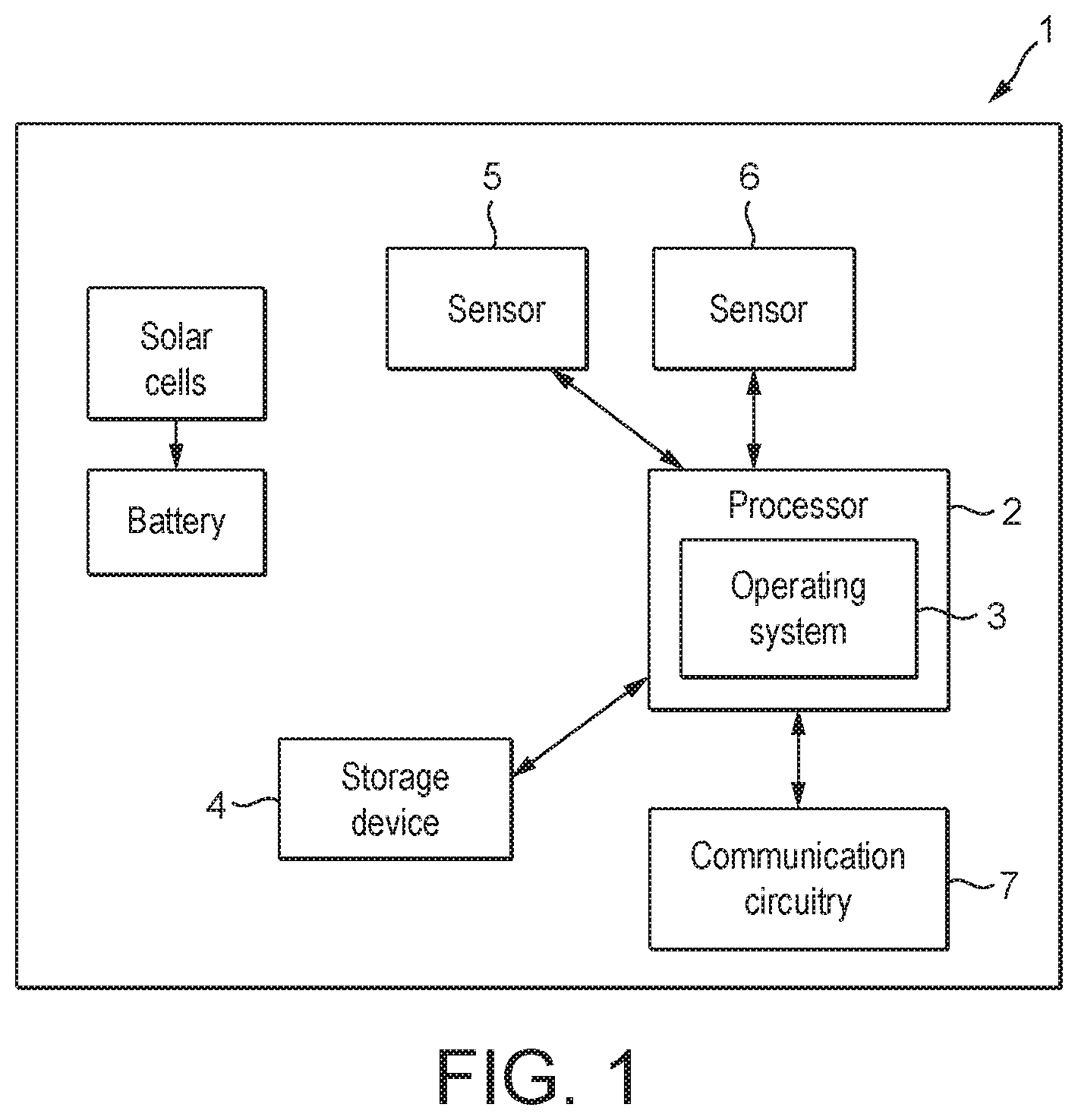 Patent US11777445 — Methods of and apparatus for locating energy harvesting devices in an environment — Figure 1